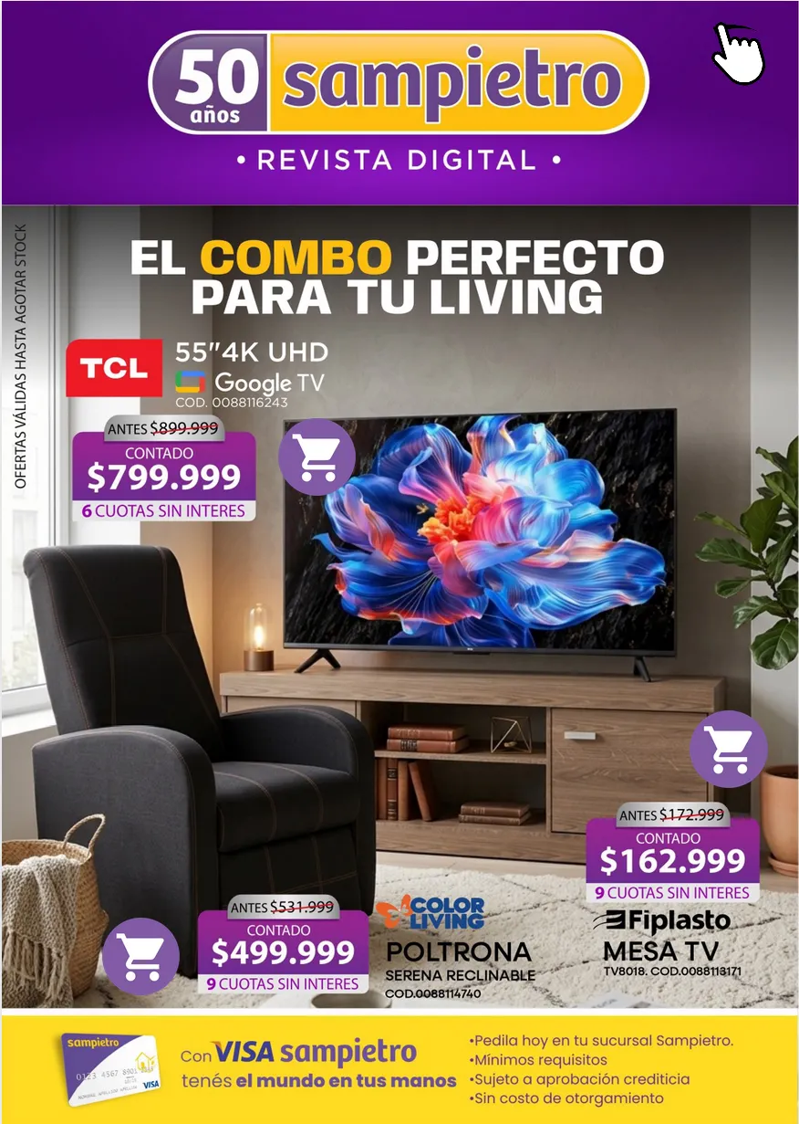 Ofertas de Ofertas Sampietro 1 de abril al 30 de abril 2026 - Página 1 del catálogo