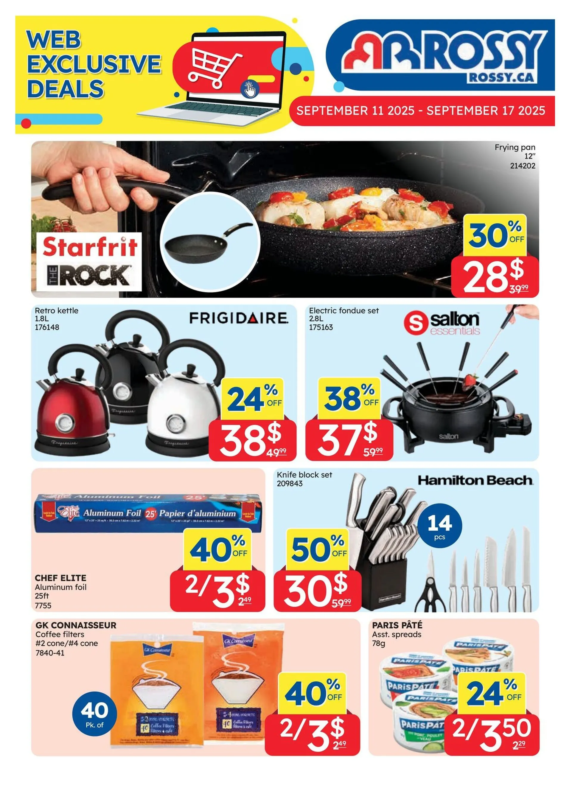 Rossy Sales from September 11 to September 17 2025 - flyer page 1