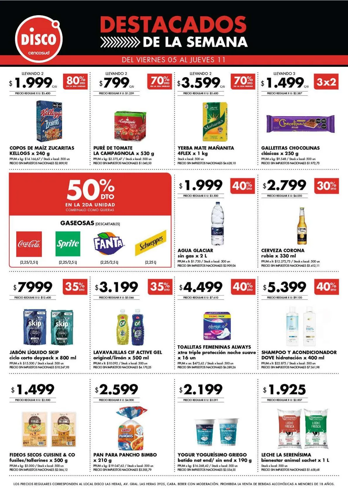Ofertas de  Ofertas Disco 5 de junio al 11 de junio 2026 - Página 1 del catálogo