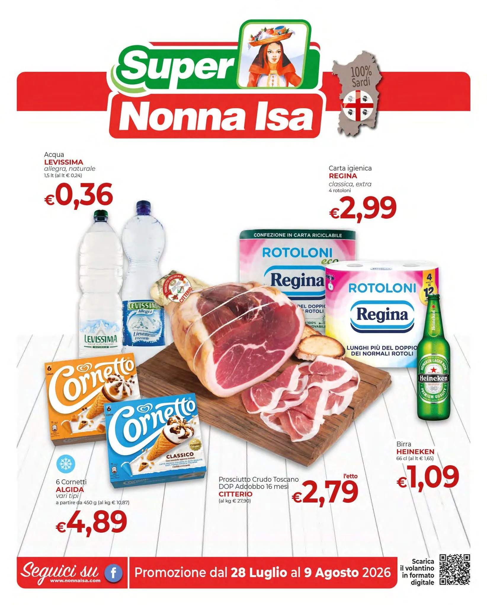  Volantini Supermercati Nonna Isa da 28 luglio a 9 agosto di 2026 - Pagina del volantino 