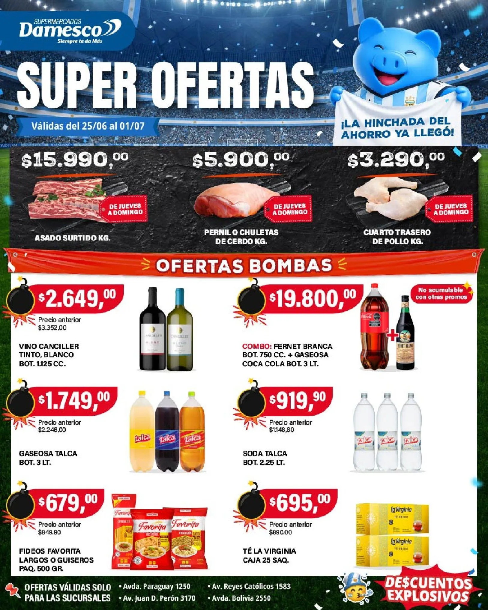 Ofertas de  Damesco Ofertas 25 de junio al 1 de julio 2026 - Página 1 del catálogo