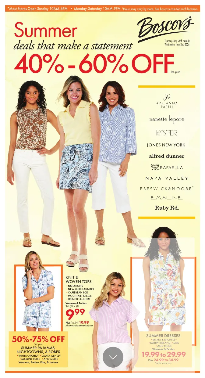Weekly ad Boscov's Sales from May 28 to June 3 2026 - Page