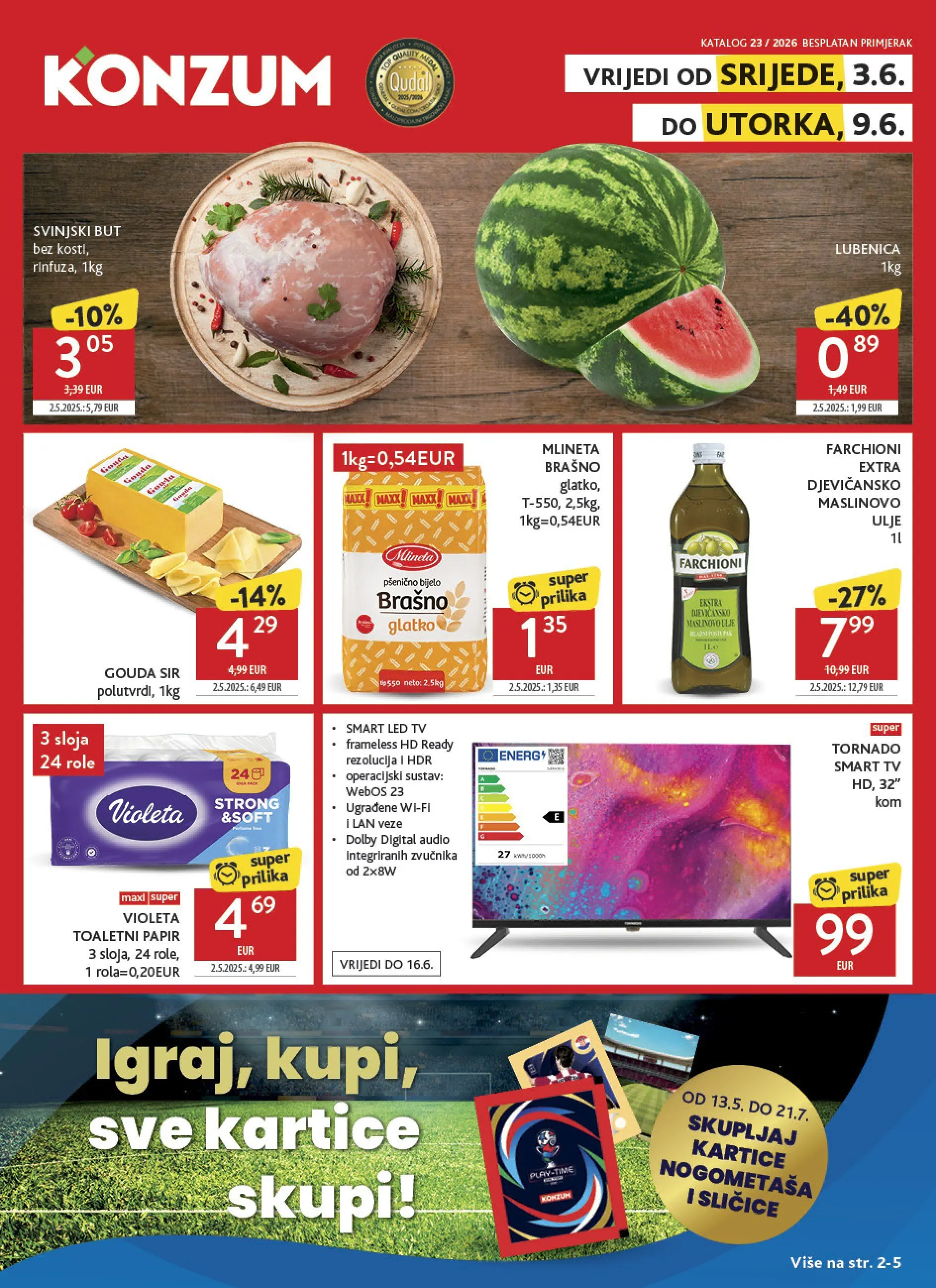Katalog Konzum od 3. lipnja do 9. lipnja 2026. - Pregled Stranica 1