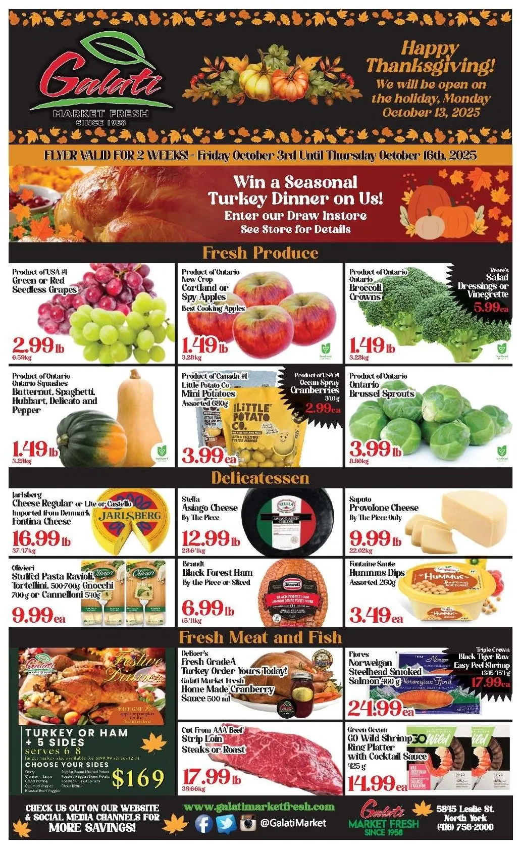 Galati Market Fresh Sales from October 3 to October 9 2025 - flyer page 1