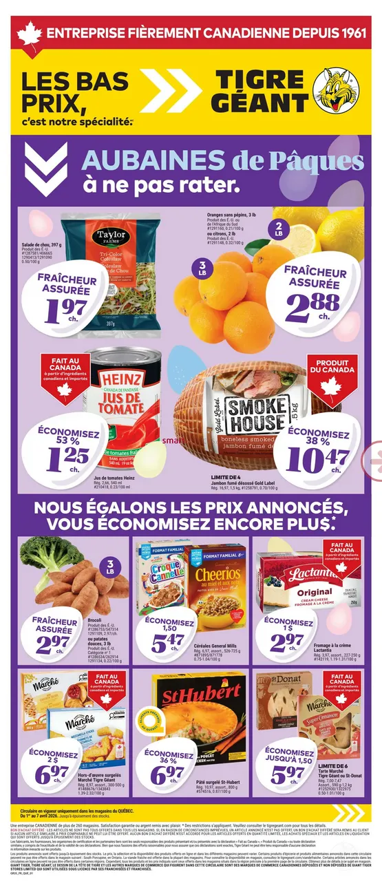  Giant Tiger Sales - April 1 April 7 2026