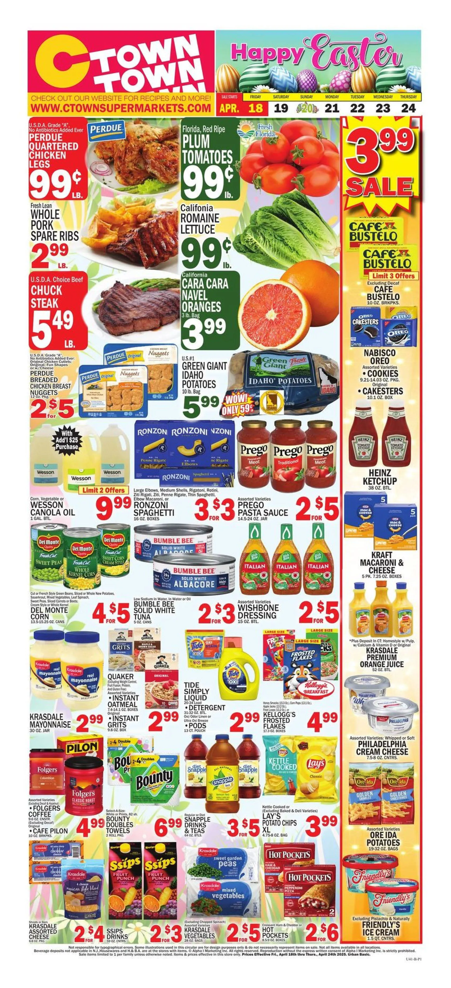 Weekly ad C-Town sales from April 18 to April 24 2025 - Page