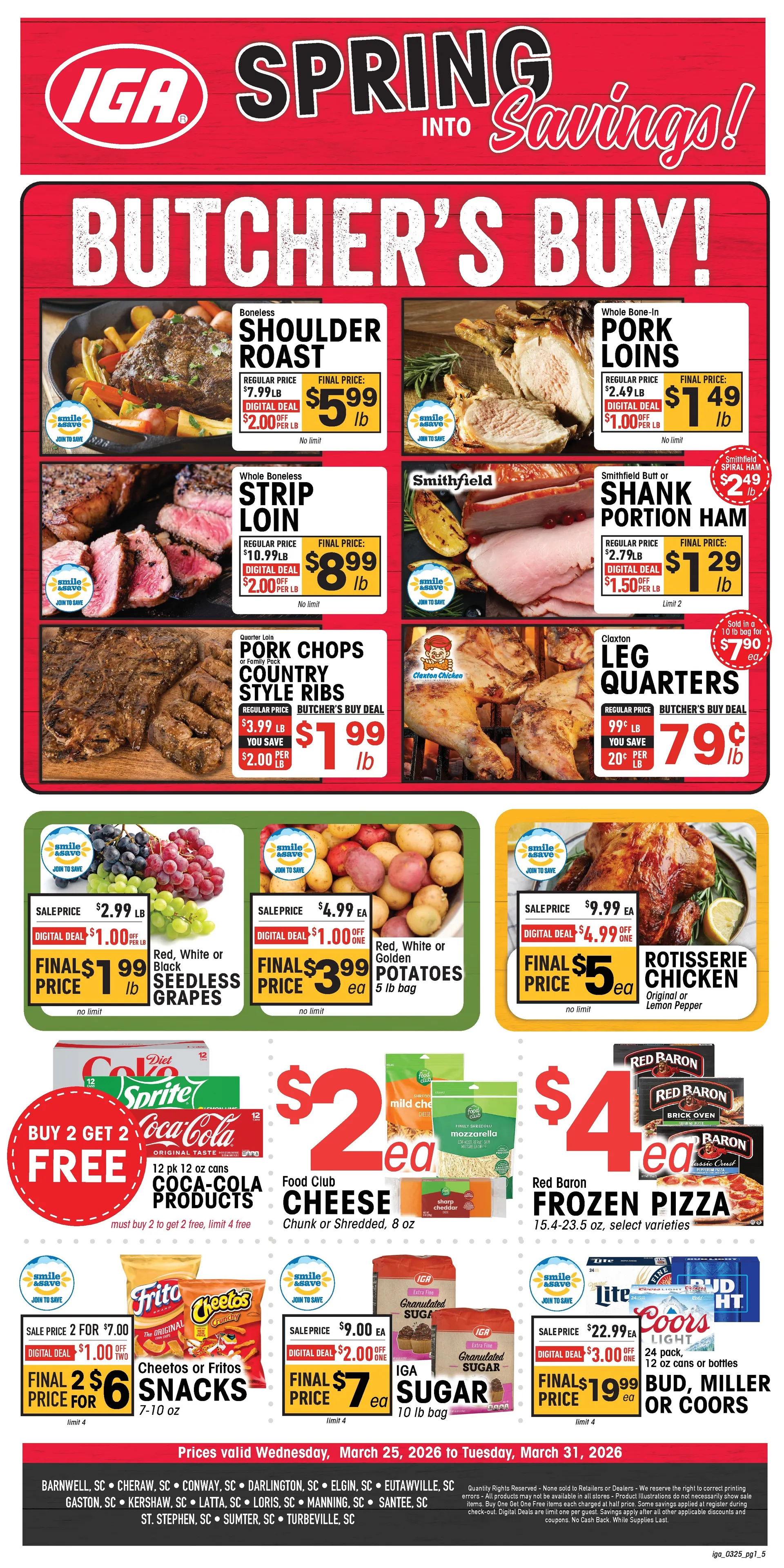 Weekly ad IGA Sales from March 25 to March 31 2026 - Page 1