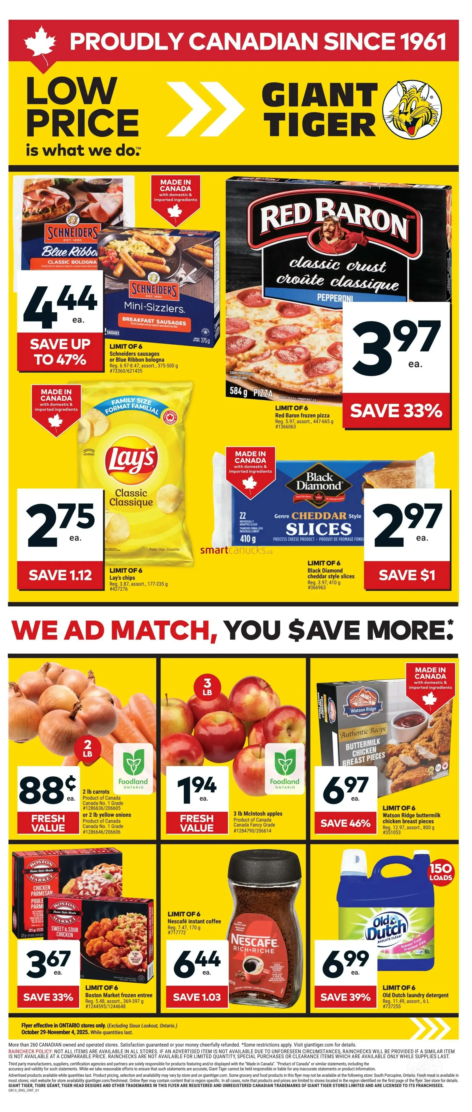 Giant Tiger Sales from October 29 to November 4 2025 - flyer page 