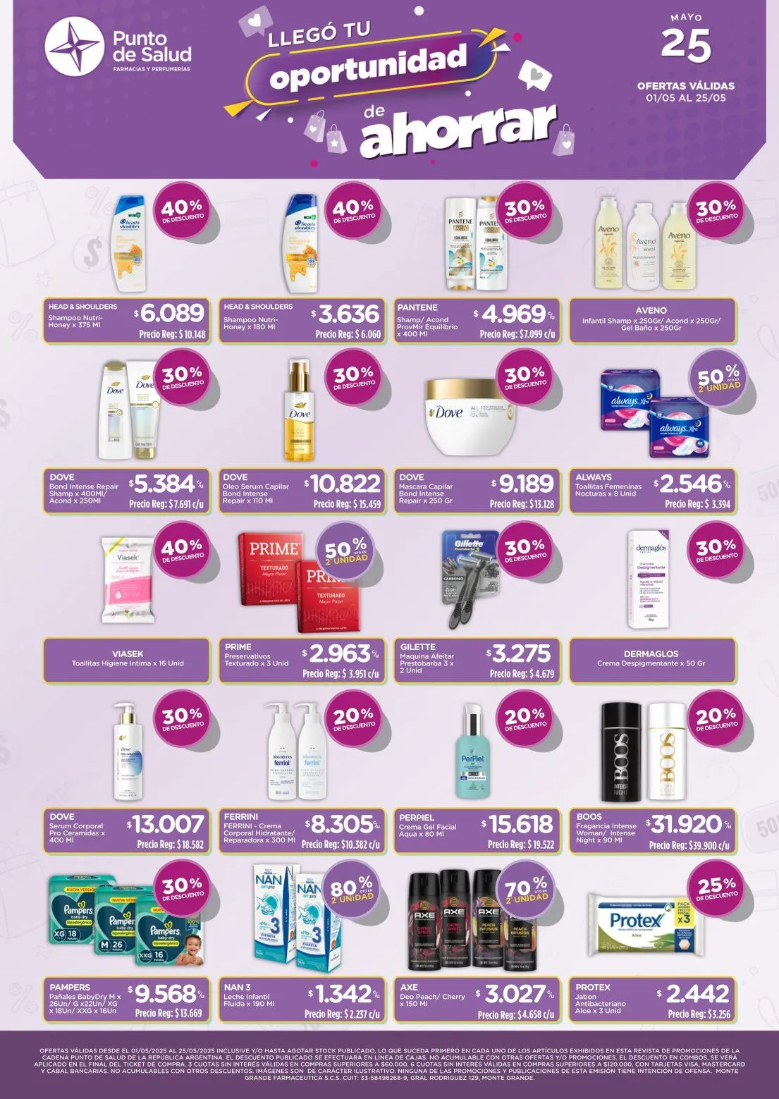Ofertas de Punto de Salud Ofertas 9 de mayo al 25 de mayo 2025 - Página 1 del catálogo