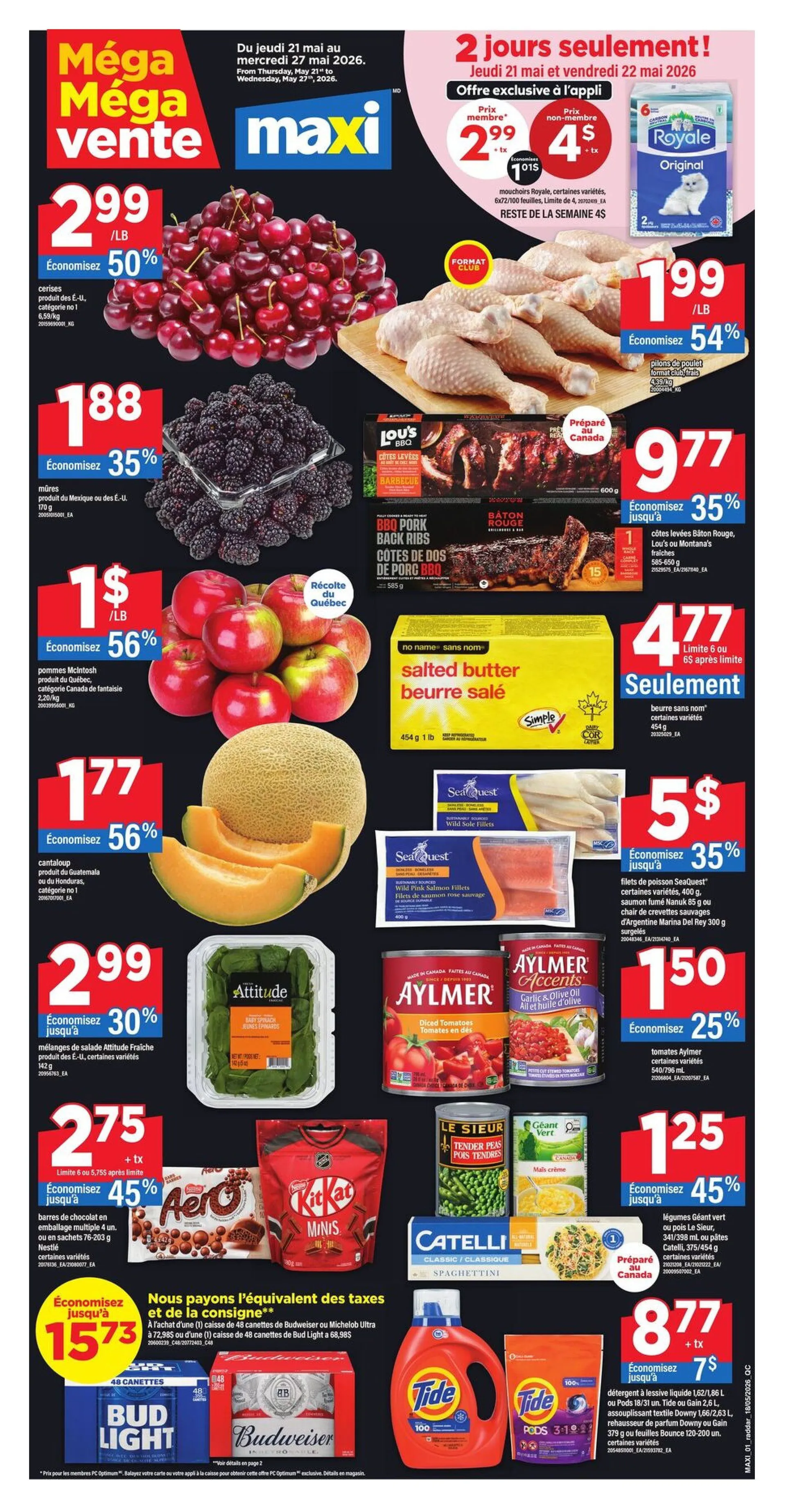 Maxi Sales from May 21 to May 27 2026 - flyer page 1