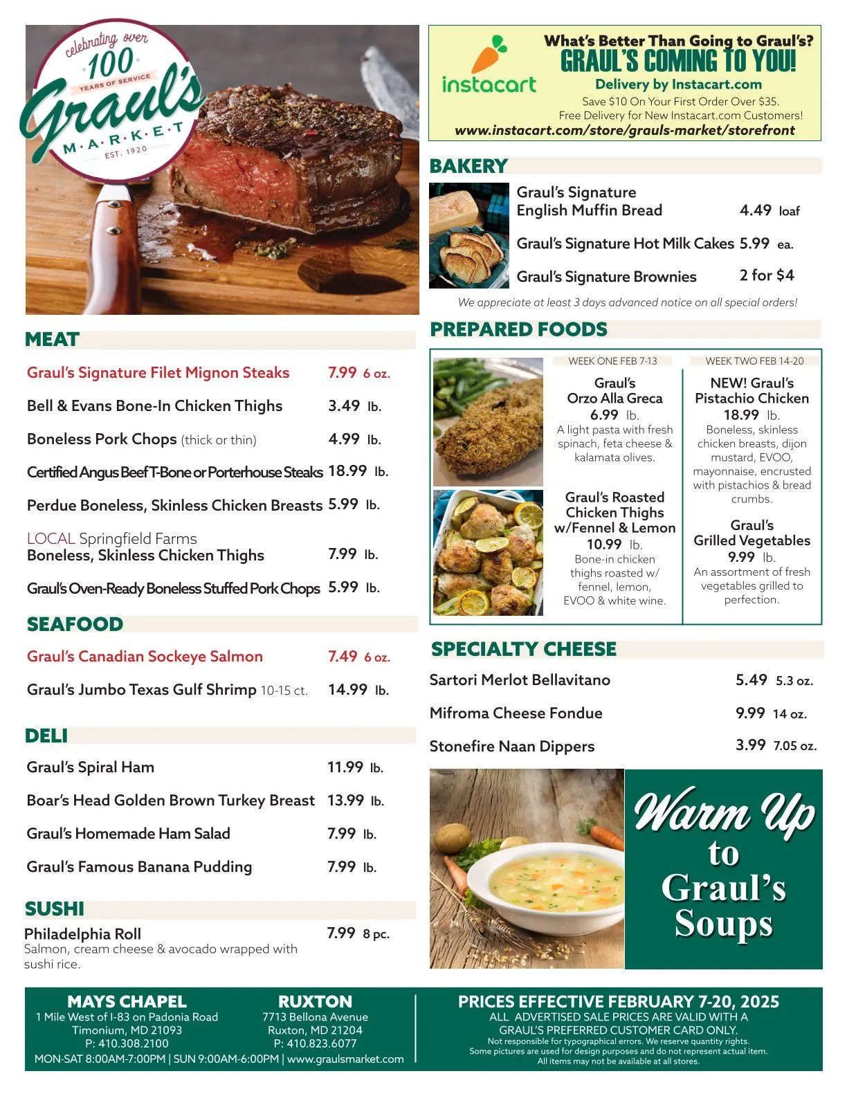 Weekly ad Graul's Market Deals from February 12 to February 20 2025 - Page 