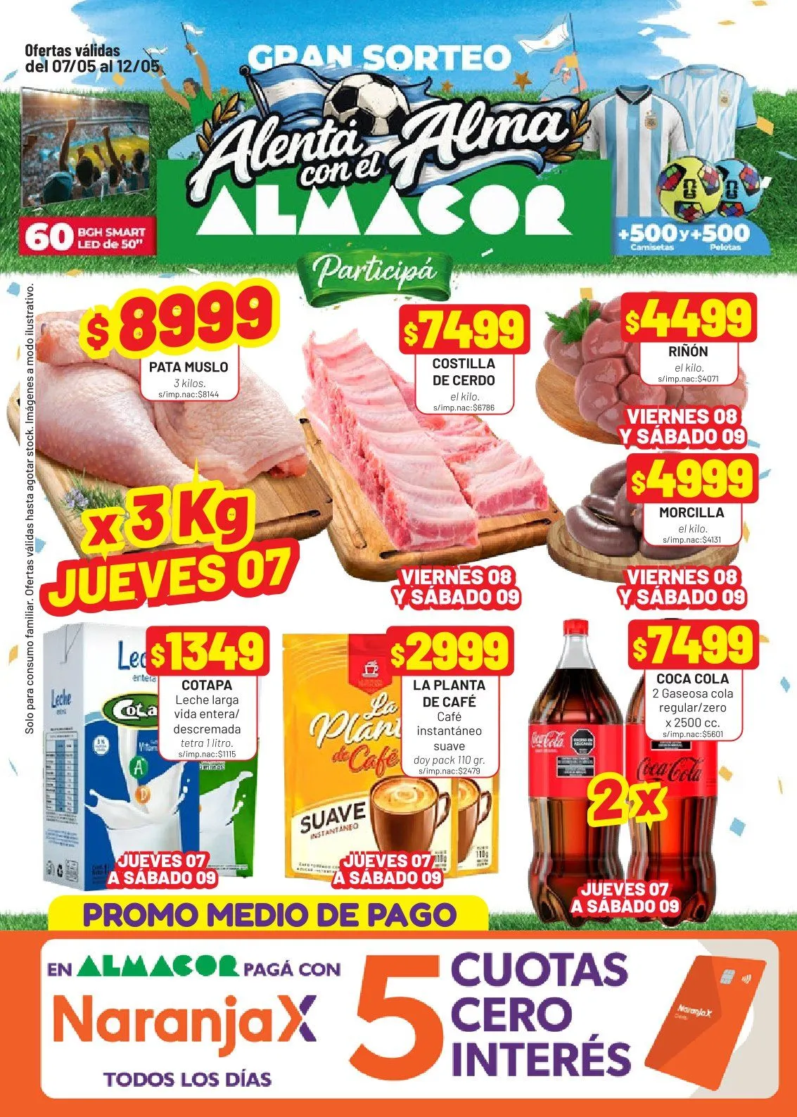 Ofertas de  Ofertas Almacor  7 de mayo al 12 de mayo 2026 - Página 1 del catálogo