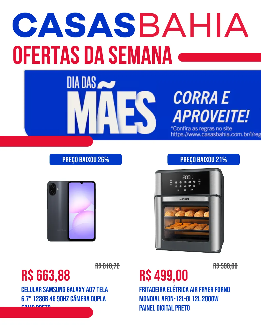 Encarte de  Casas Bahia 6 de maio até 20 de maio 2026 - Pagina 1