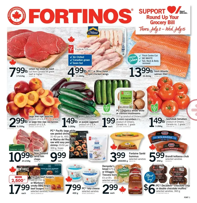 Fortinos Sales - July 2 July 8 2026