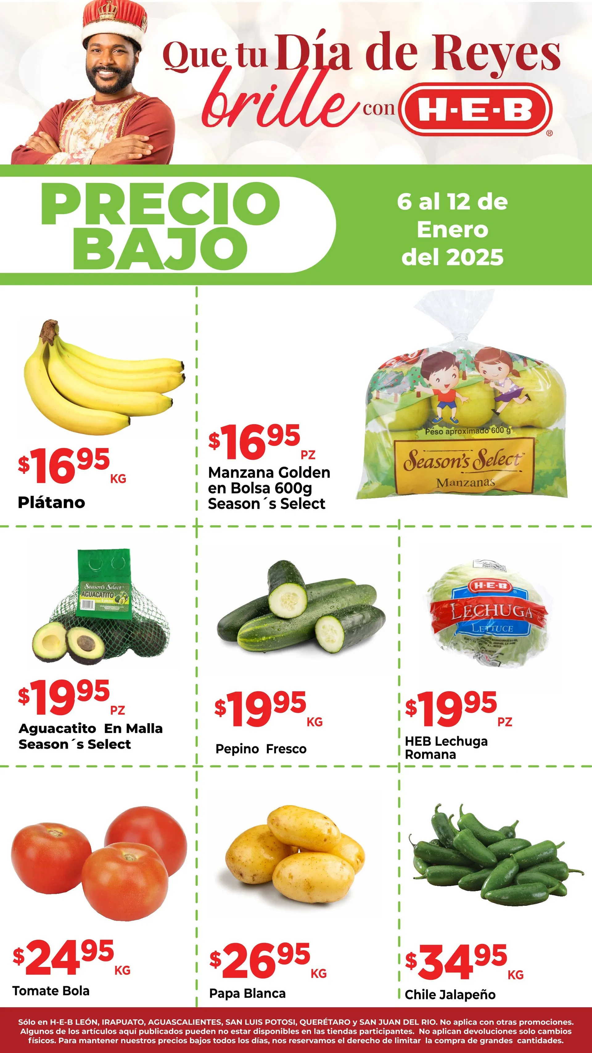 Catálogo de H-E-B Ofertas 8 de enero al 12 de enero 2026 - Pagina 1