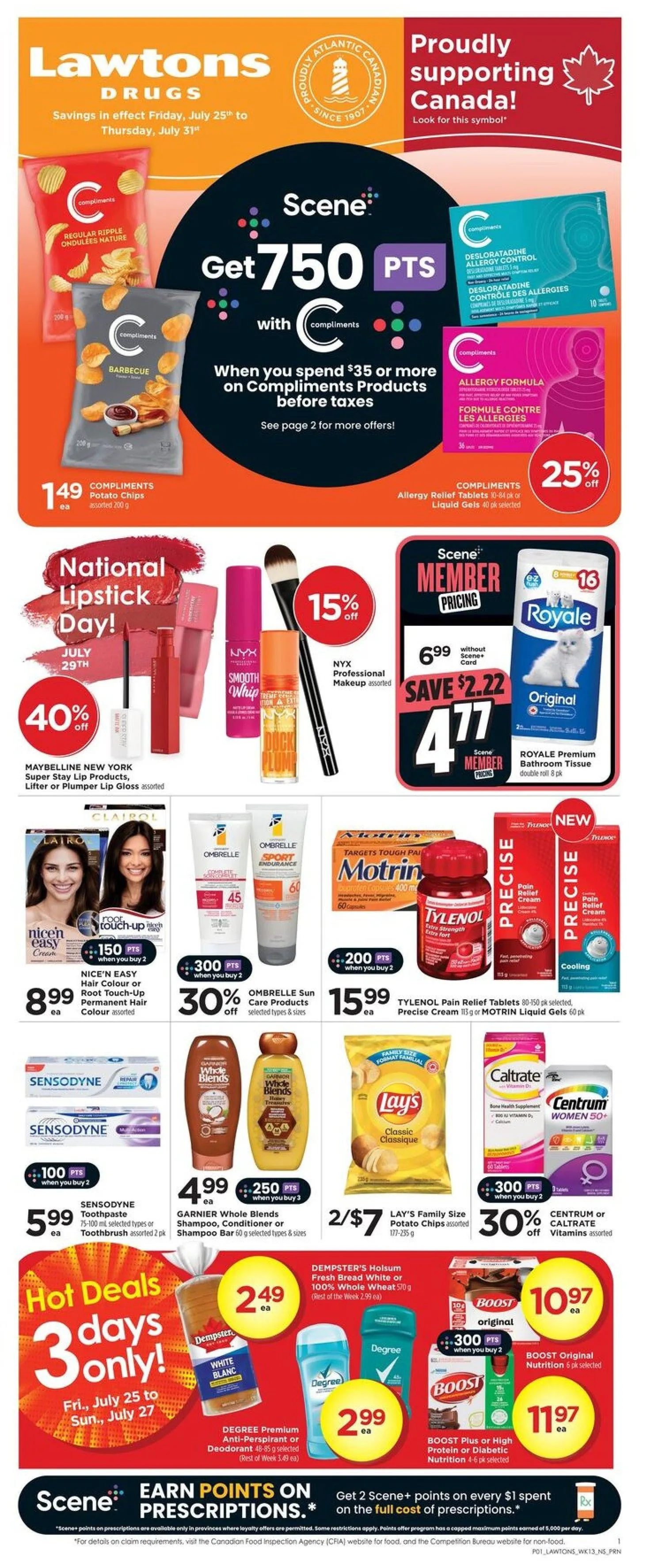 Lawtons Drugs Sales from July 25 to July 31 2025 - flyer page 