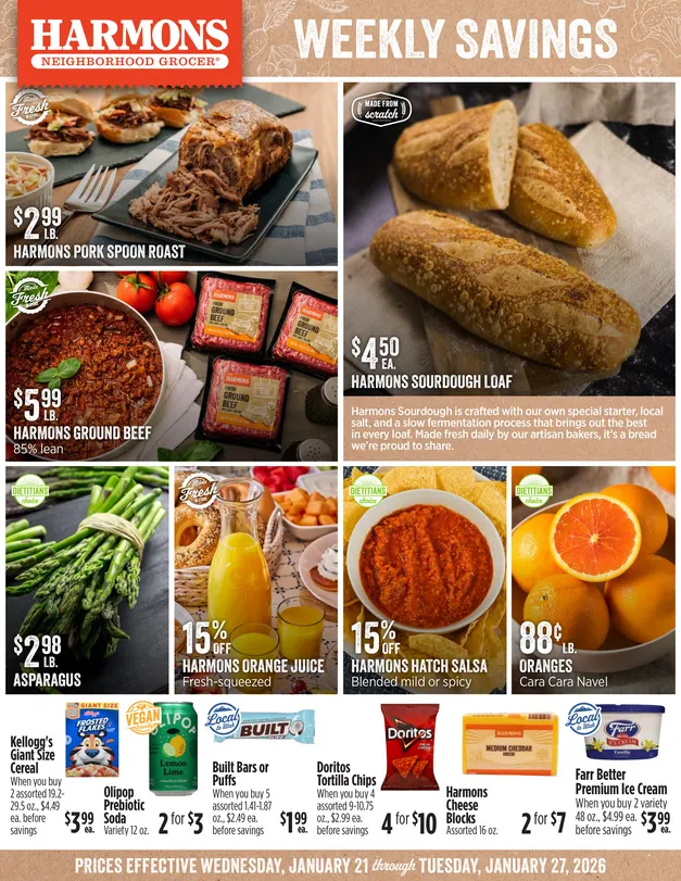 Weekly ad Harmons Sales from January 21 to January 27 2026 - Page