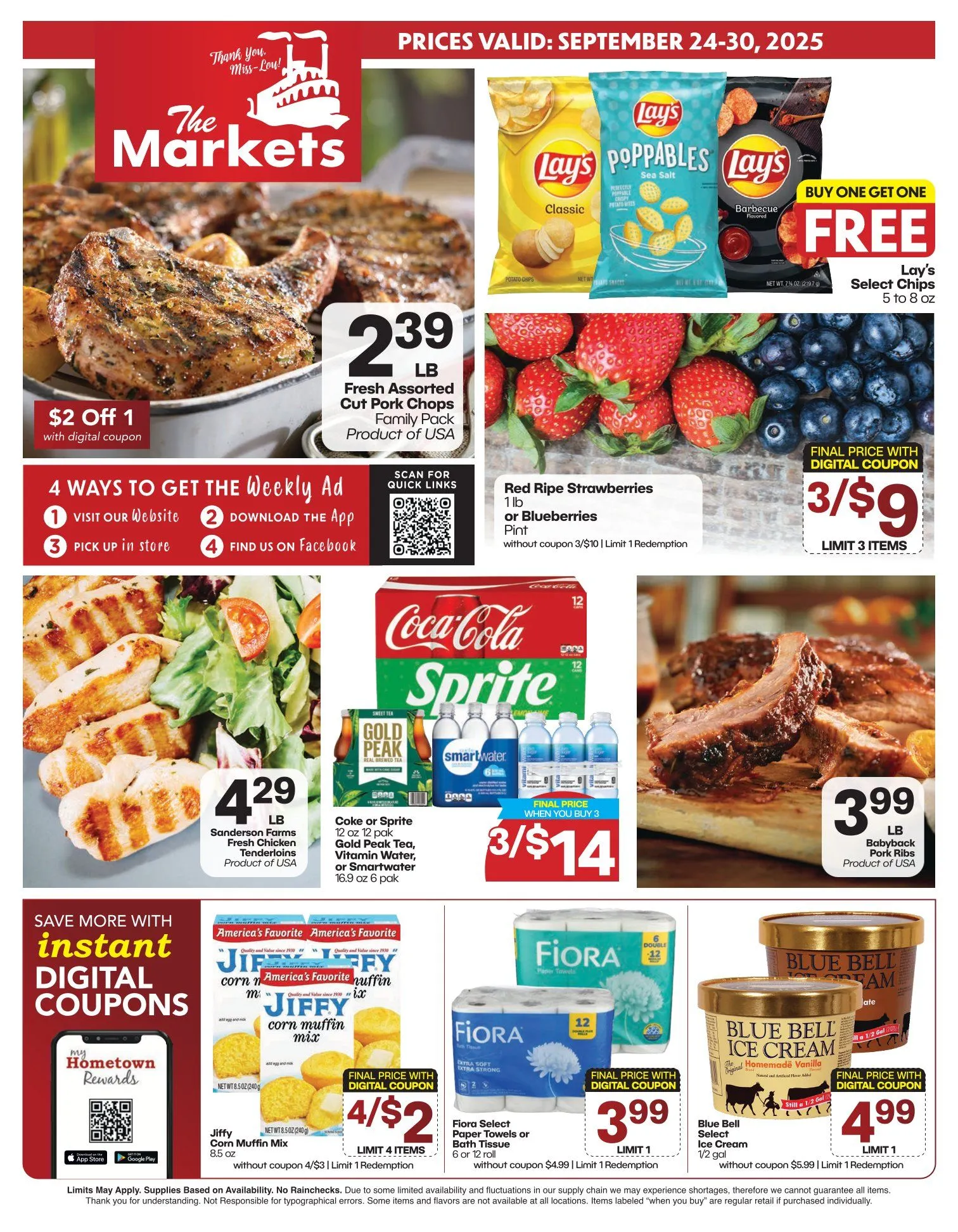 Weekly ad The Markets Sales from September 24 to September 30 2025 - Page 1