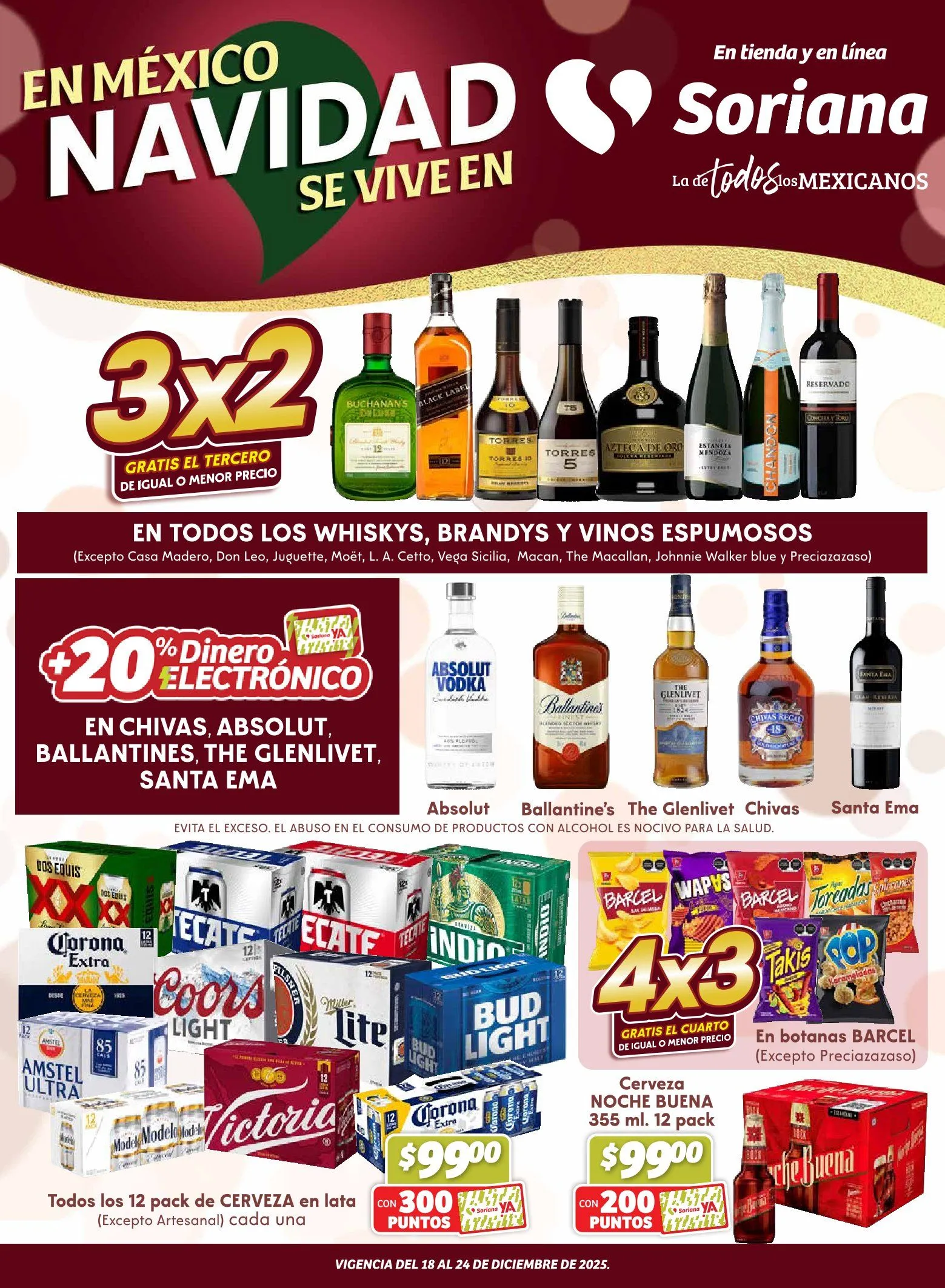 Catálogo de Soriana Ofertas 18 de diciembre al 24 de diciembre 2025 - Pagina 1