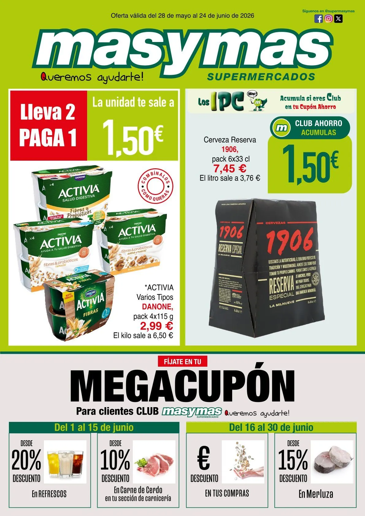 Catálogo de Supermercados masymas Ofertas 28 de mayo al 24 de junio 2026 - Página 