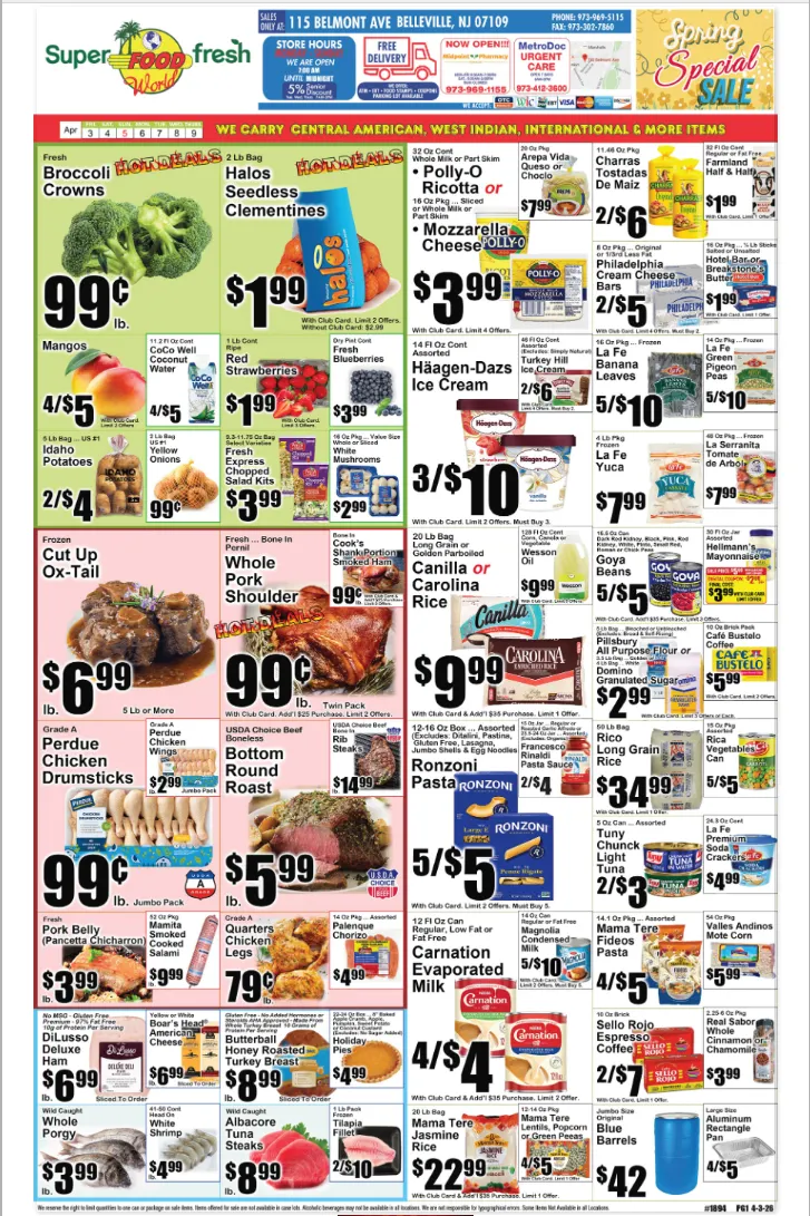 Weekly promotion SuperFresh Sales spanning from April 3 to April 9 2026 - Page 1 for Catalogue 365