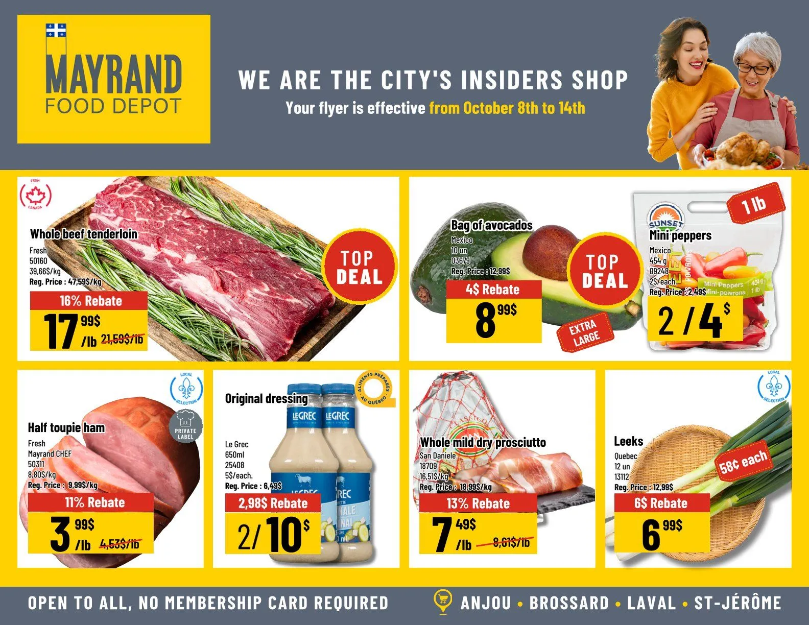 Mayrand flyers  from October 8 to October 14 2025 - flyer page 1