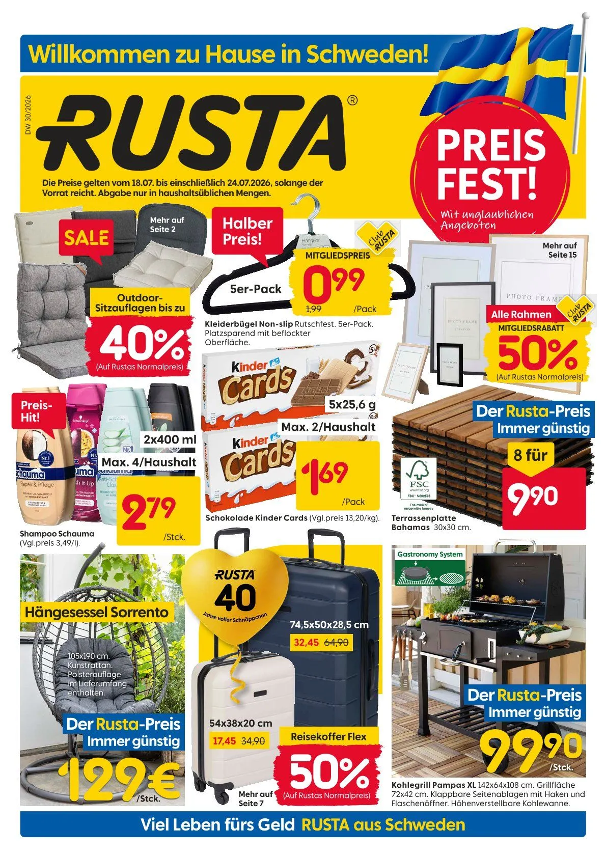 Rusta Prospekte von 16. Juli bis 24. Juli 2026 - Prospekt seite
