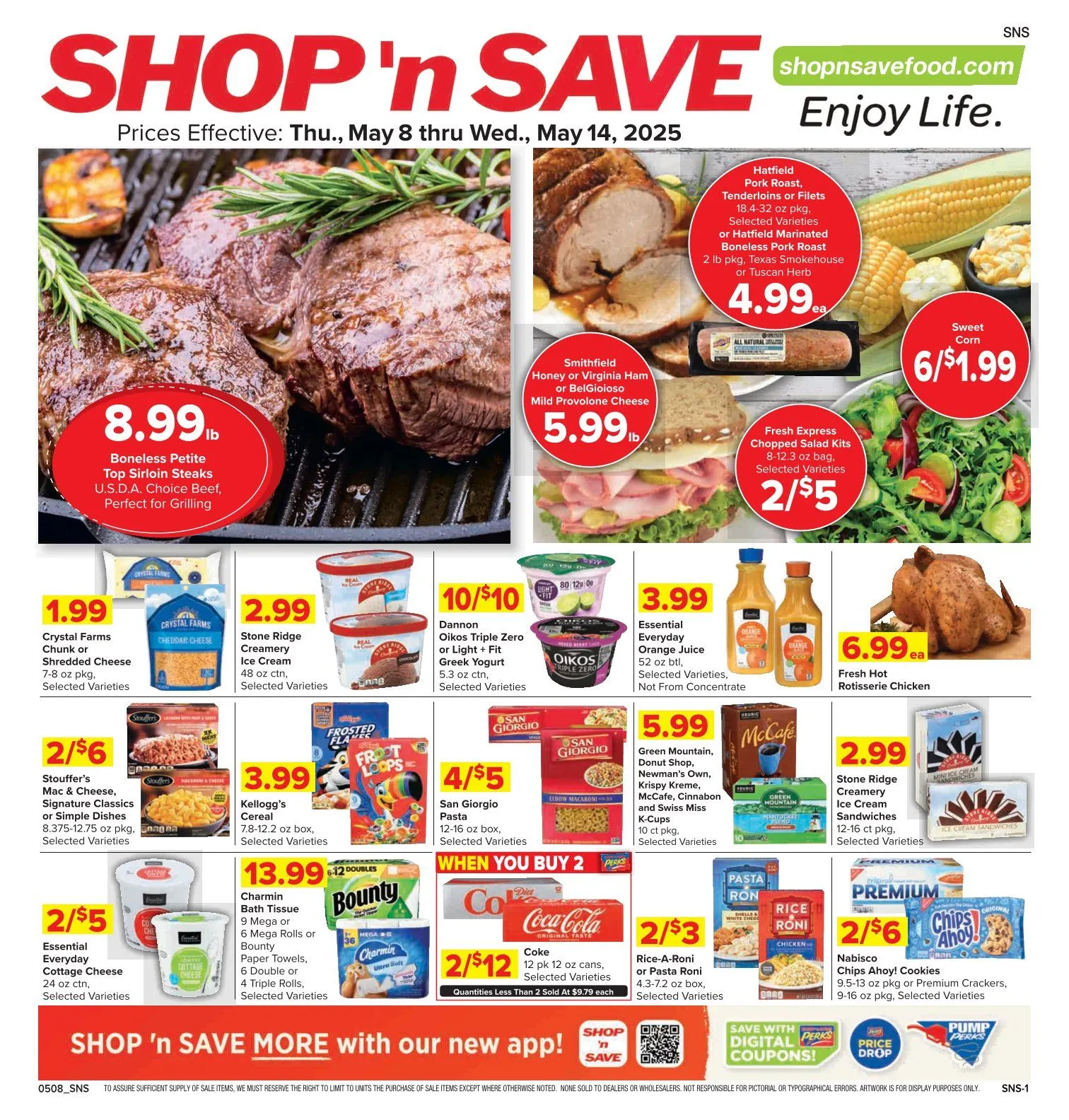 Weekly ad Shop'n Save Deals from May 8 to May 14 2025 - Page 1