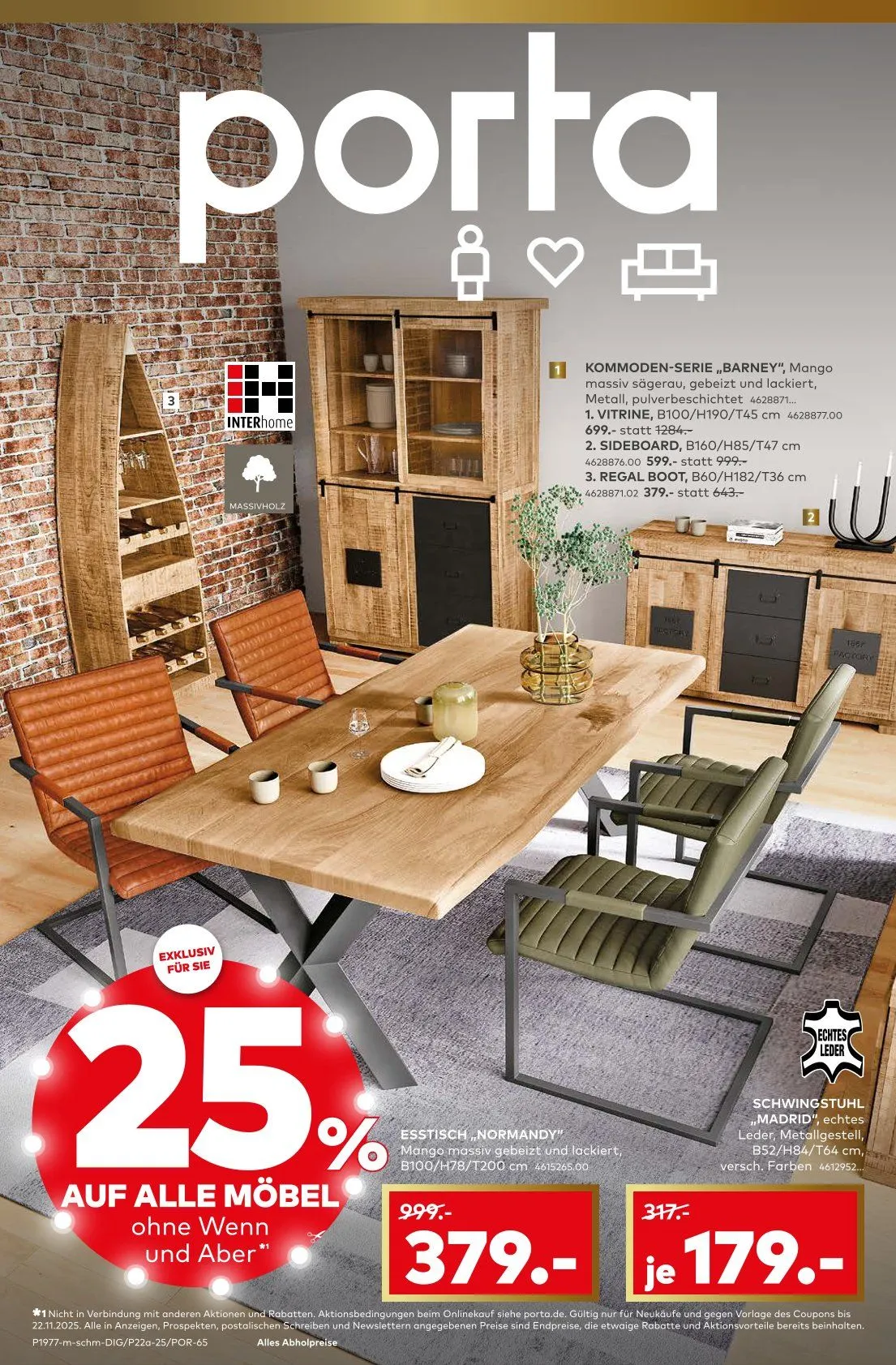 Porta Möbel Angebote von 14. November bis 23. November 2025 - Prospekt seite 1
