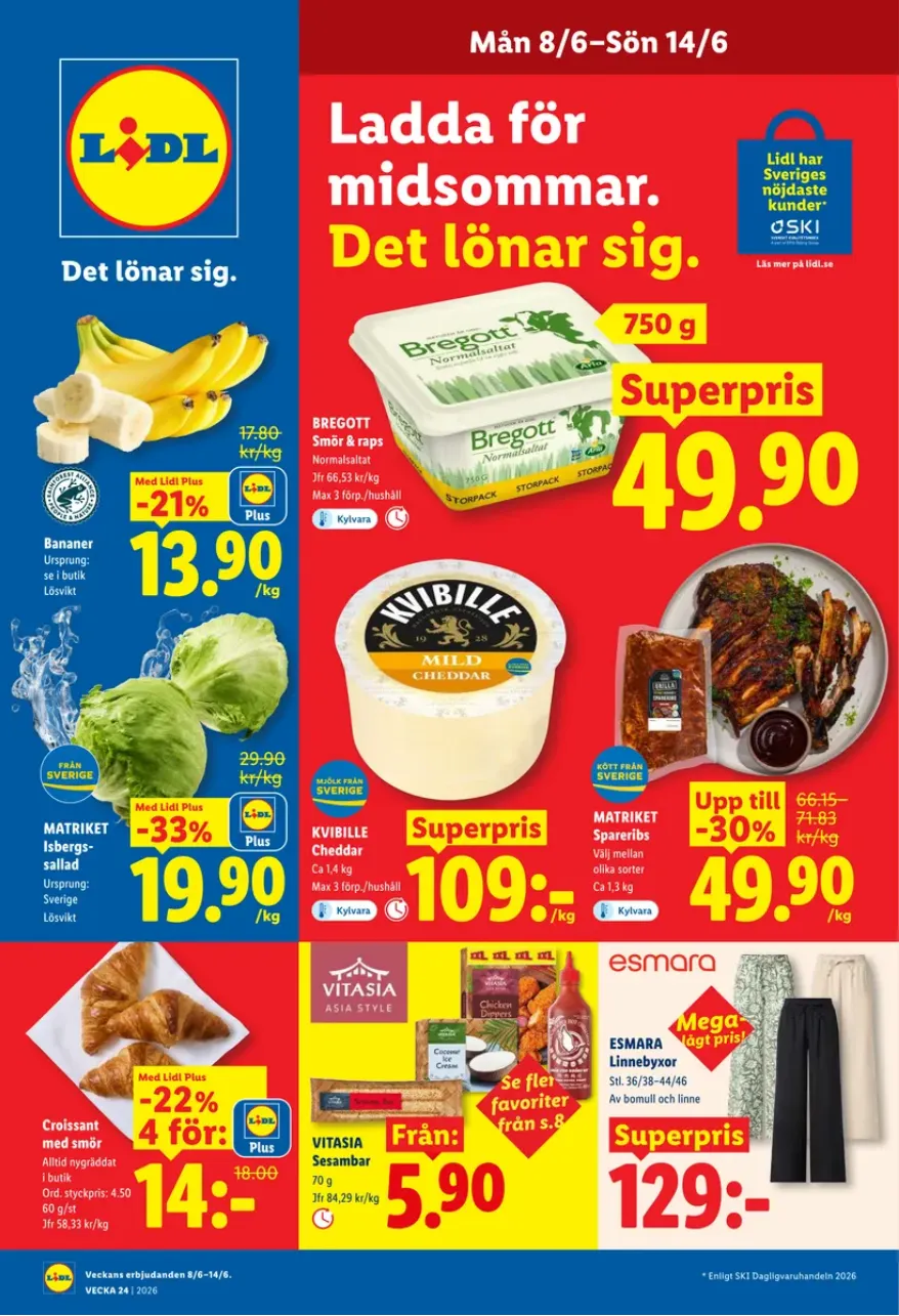 Lidl från 8 juni till 14 juni 2026 - Reklamblad sidor 1