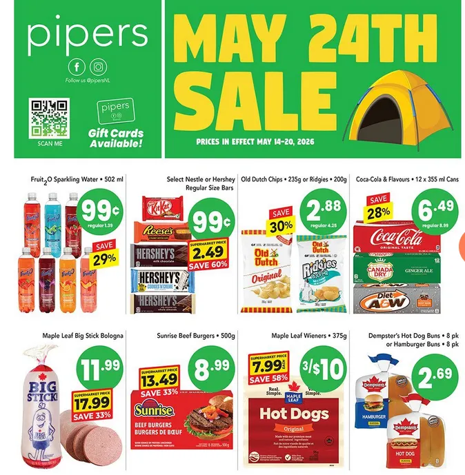 Pipers Sales from May 14 to May 20 2026 - flyer page 1