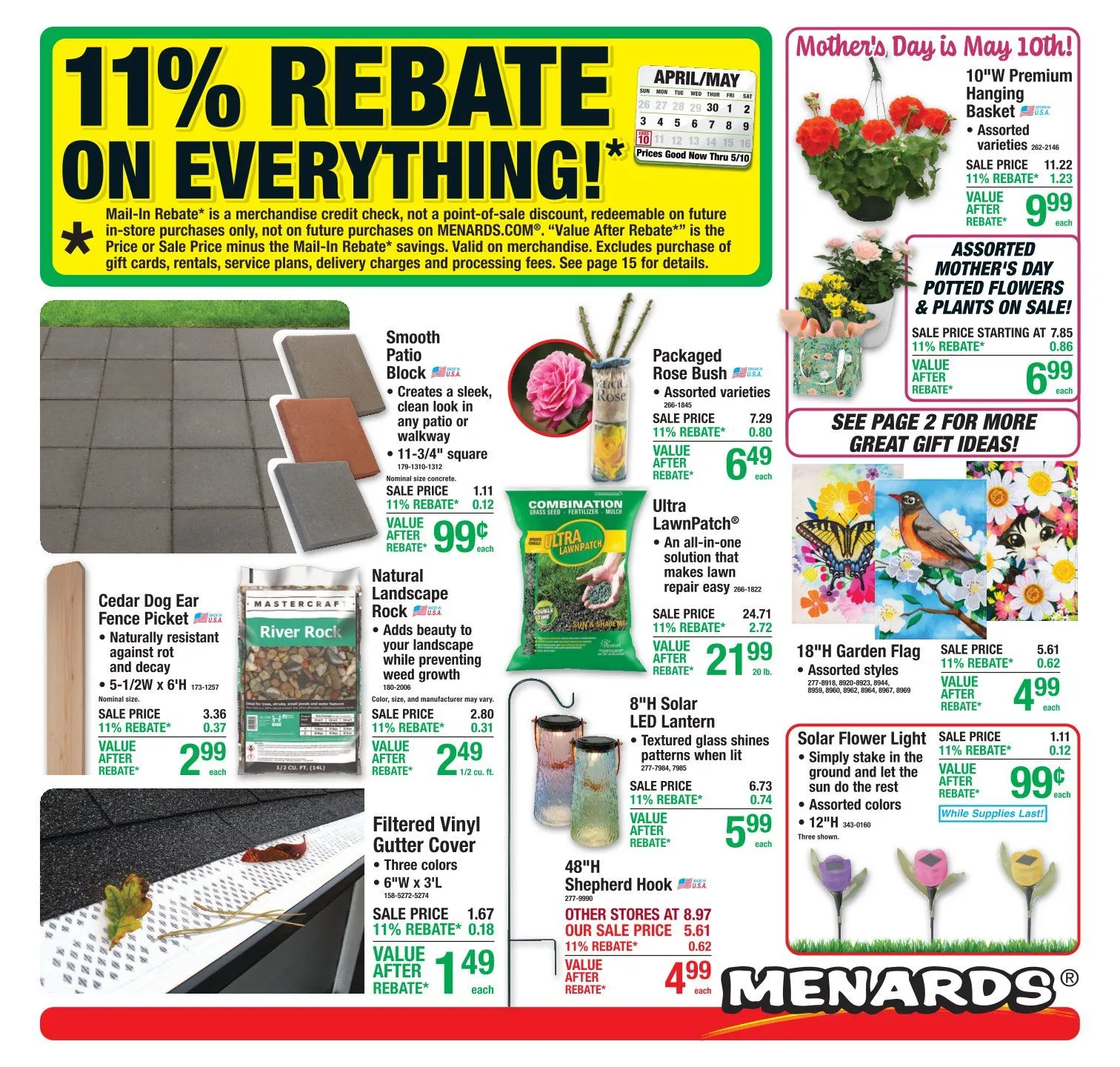 Weekly ad Menards Sales from May 1 to May 31 2026 - Page 1