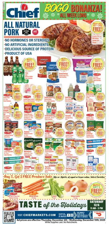 Weekly ad Chief Supermarket  Sales from December 4 to December 10 2025 - Page 