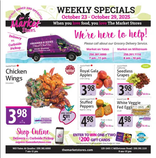 The Market Stores Sales from October 23 to October 29 2025 - flyer page 