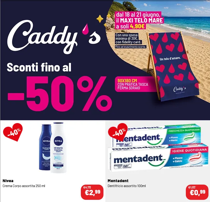 Volantini Caddy's da 19 giugno a 7 luglio di 2026 - Pagina del volantino