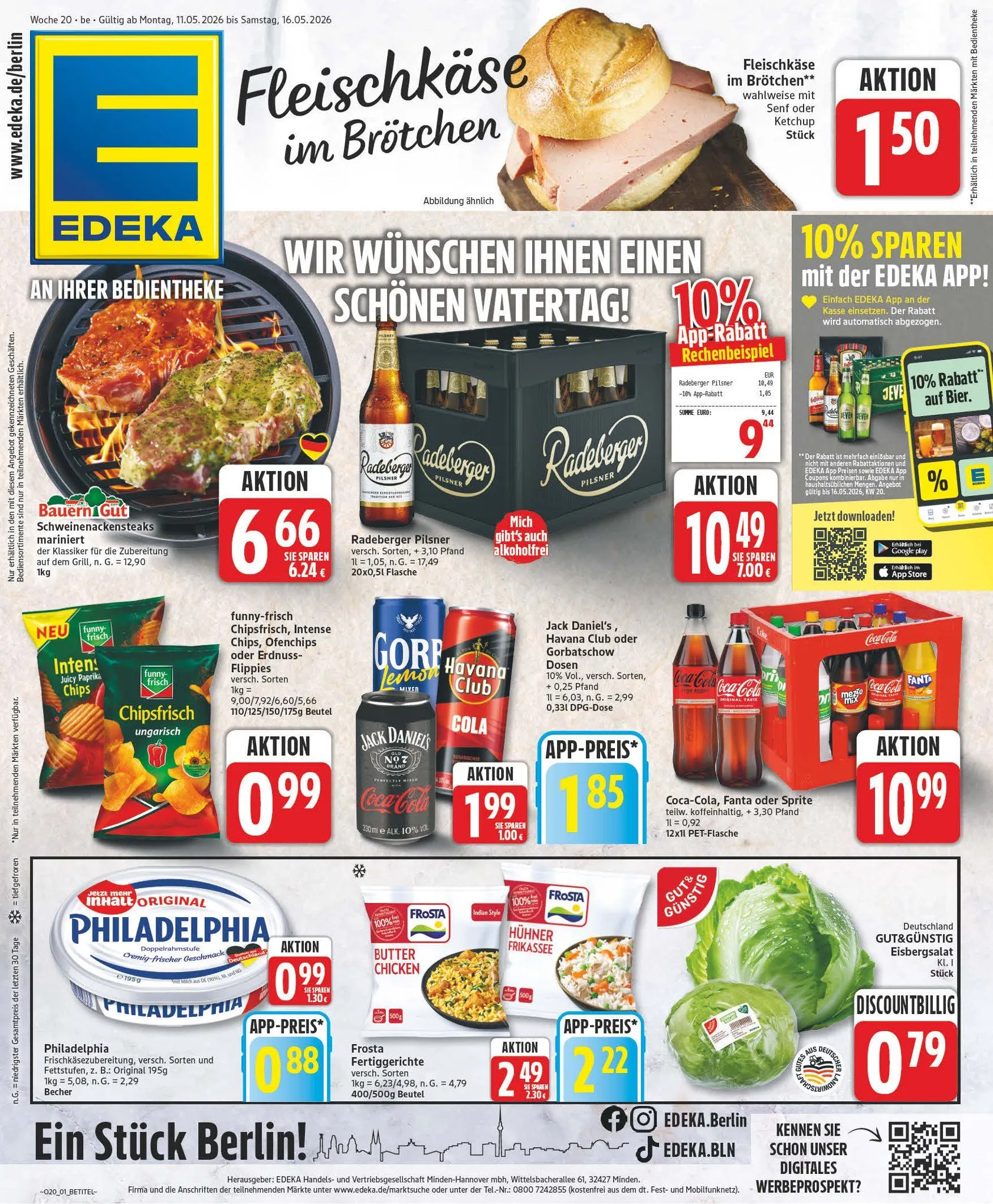 EDEKA  Angebote von 11. Mai bis 16. Mai 2026 - Prospekt seite 1