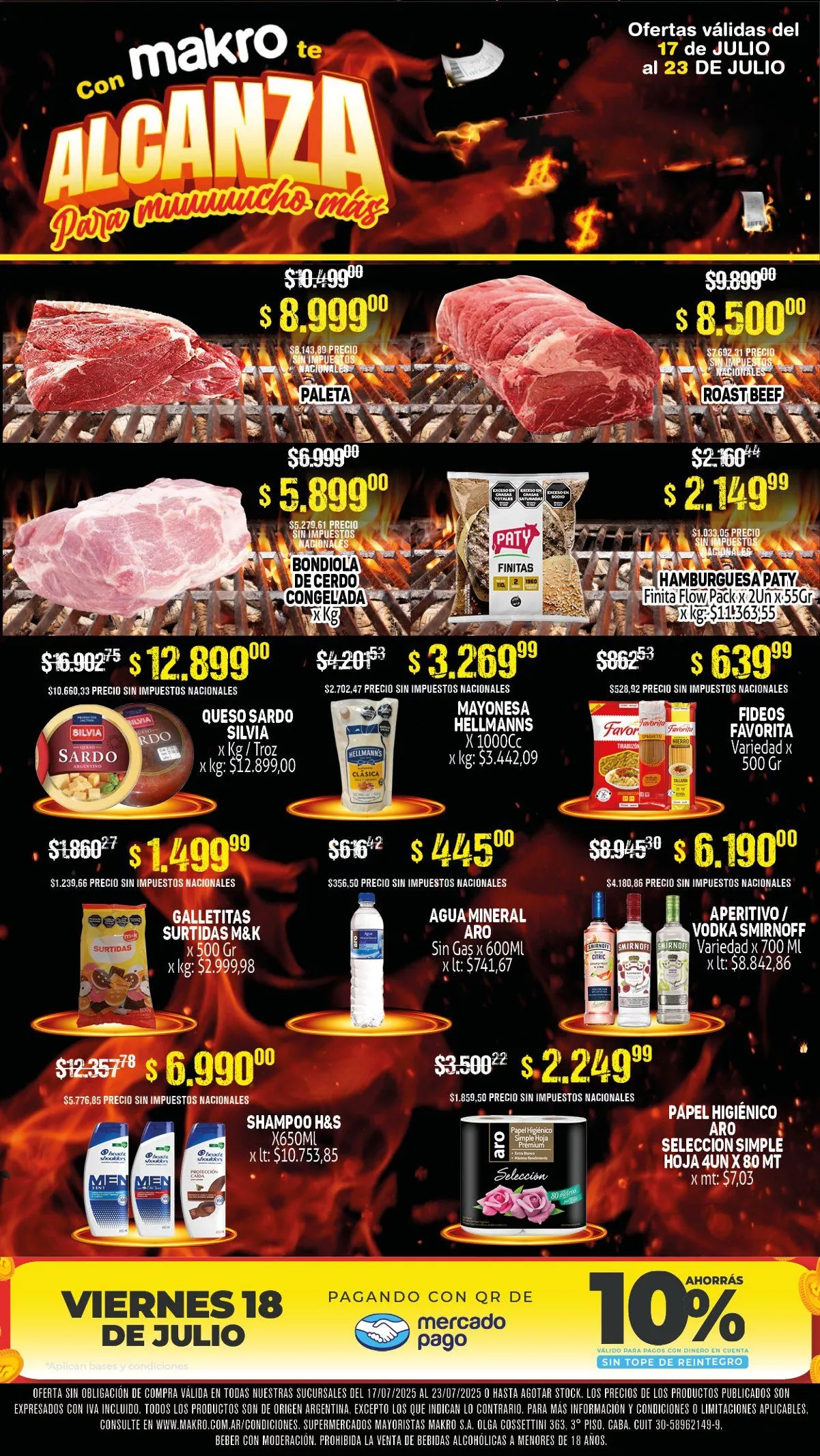 Ofertas de Ofertas Makro 17 de julio al 23 de julio 2025 - Página 1 del catálogo