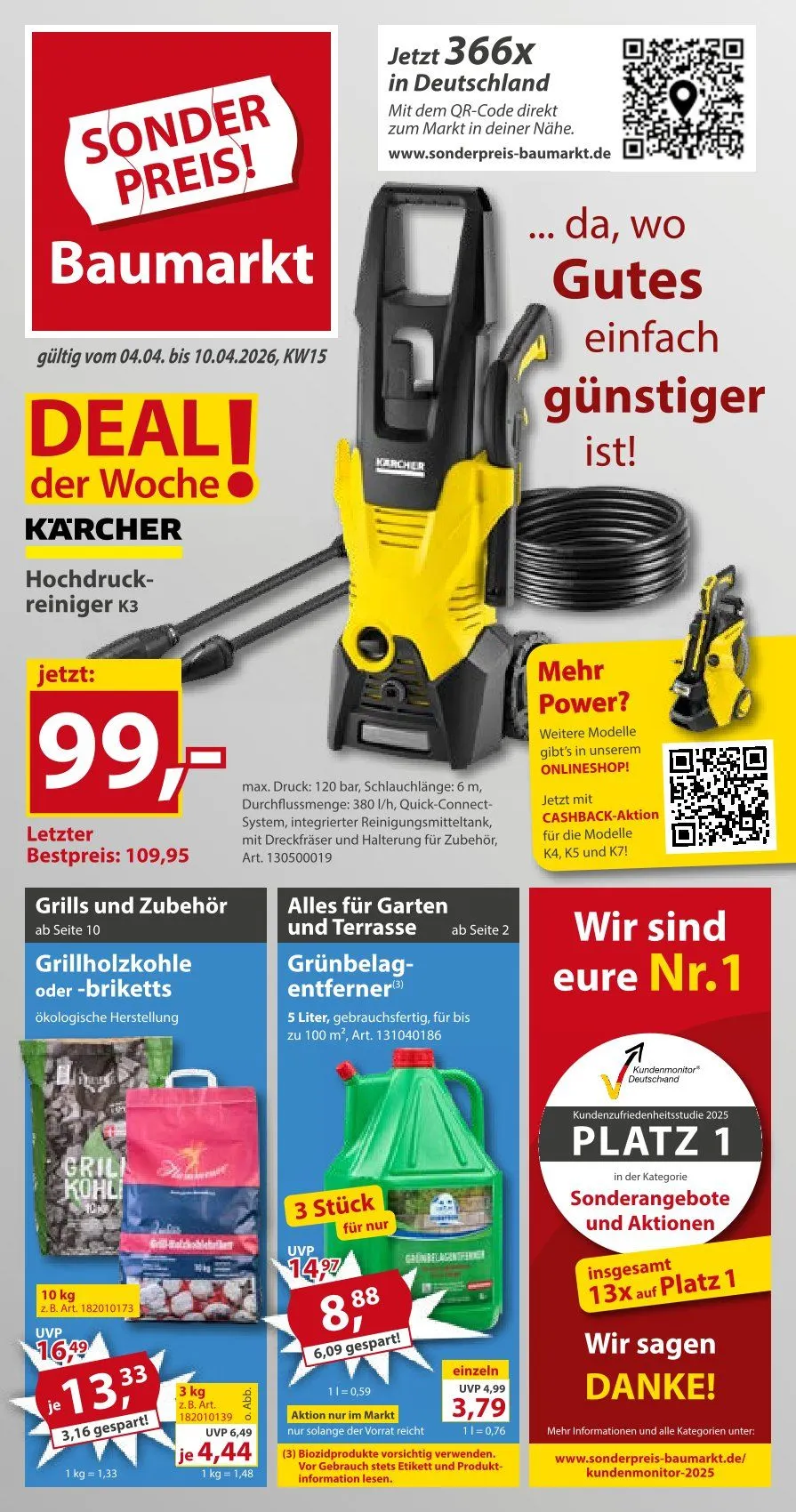  Sonderpreis-Baumarkt Angebote von 4. März bis 10. April 2026 - Prospekt seite 1