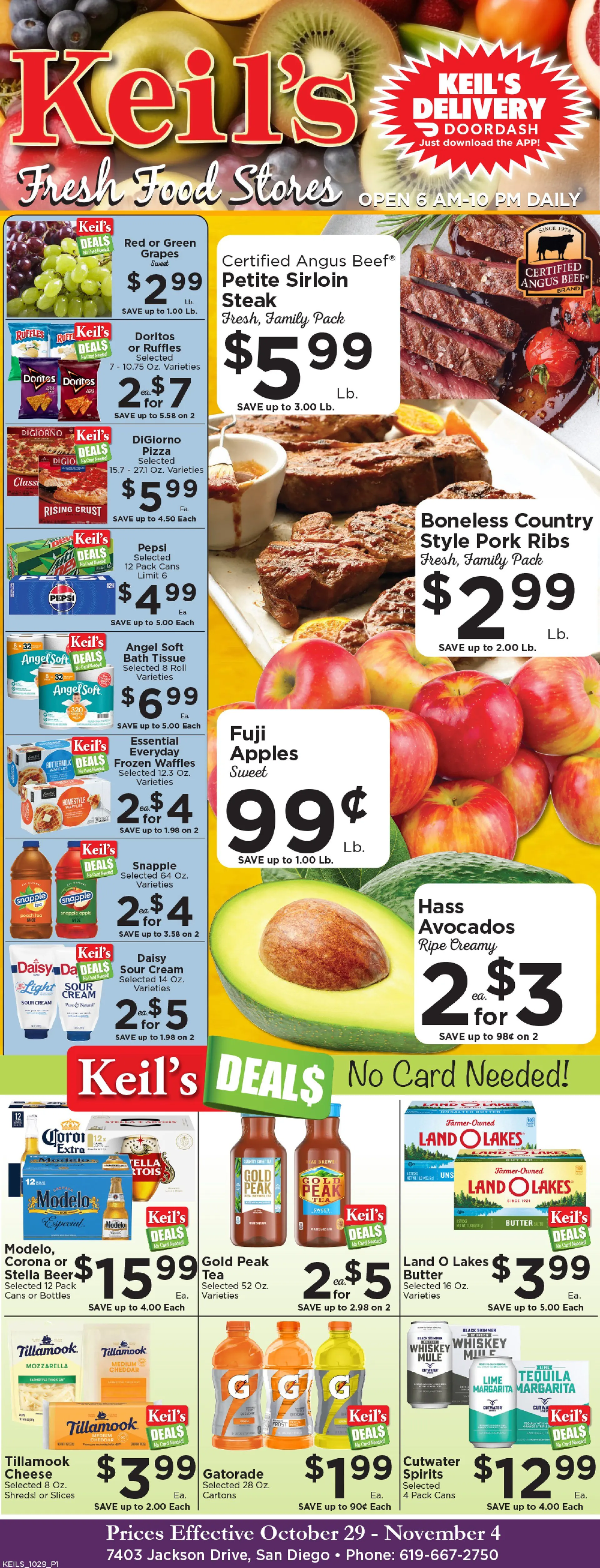 Weekly ad Keil's Fresh Food Stores Sales from October 29 to November 4 2025 - Page 