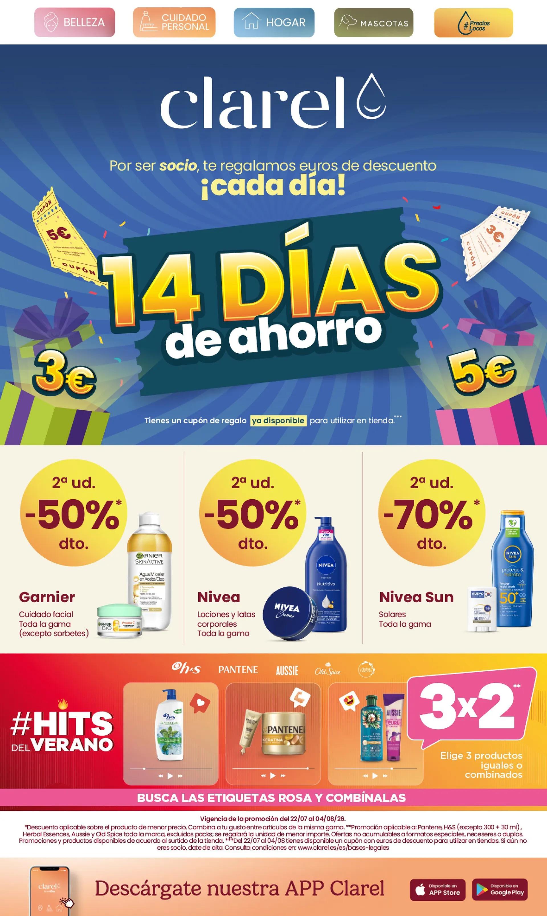 Catálogo de Clarel Ofertas 22 de julio al 4 de agosto 2026 - Página 1