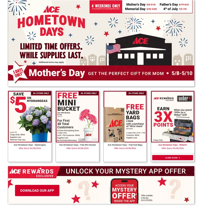 Weekly ad  ACE Hardware Sales from April 29 to May 5 2026 - Page 