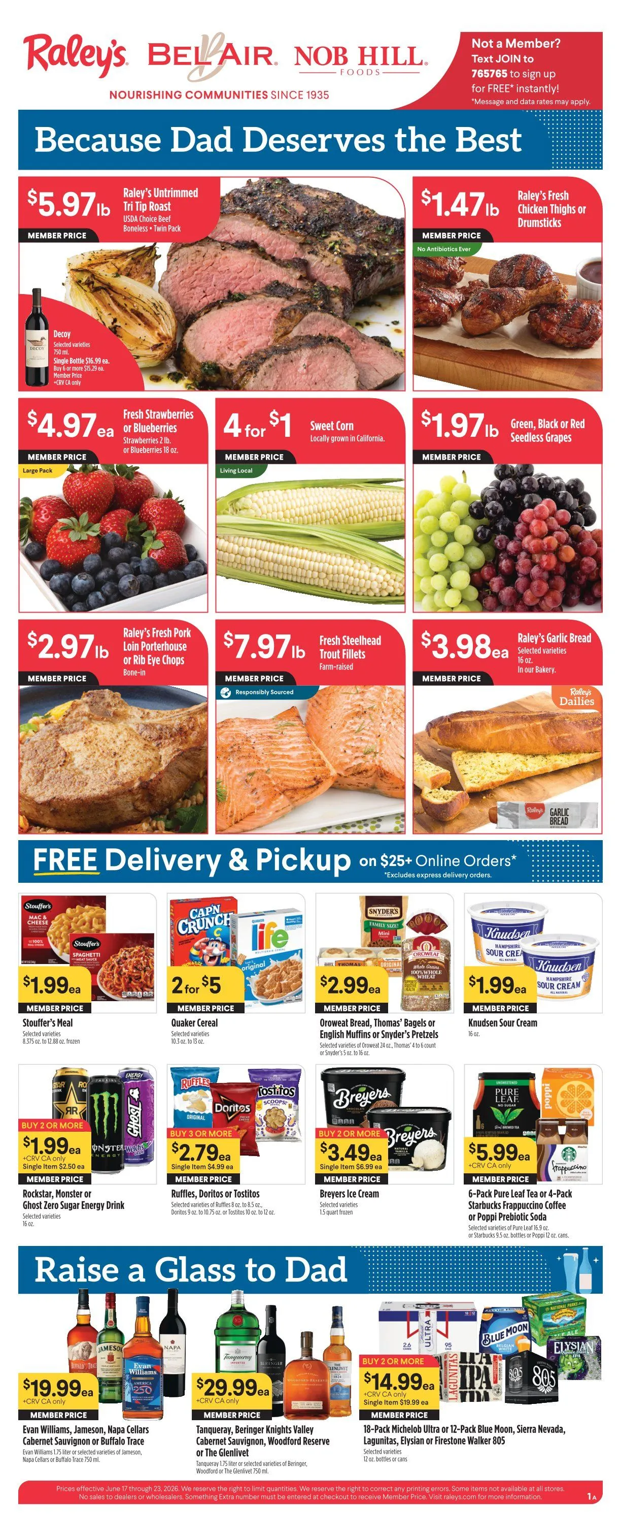 Weekly ad Raley-s Sales from June 17 to June 23 2026 - Page 1