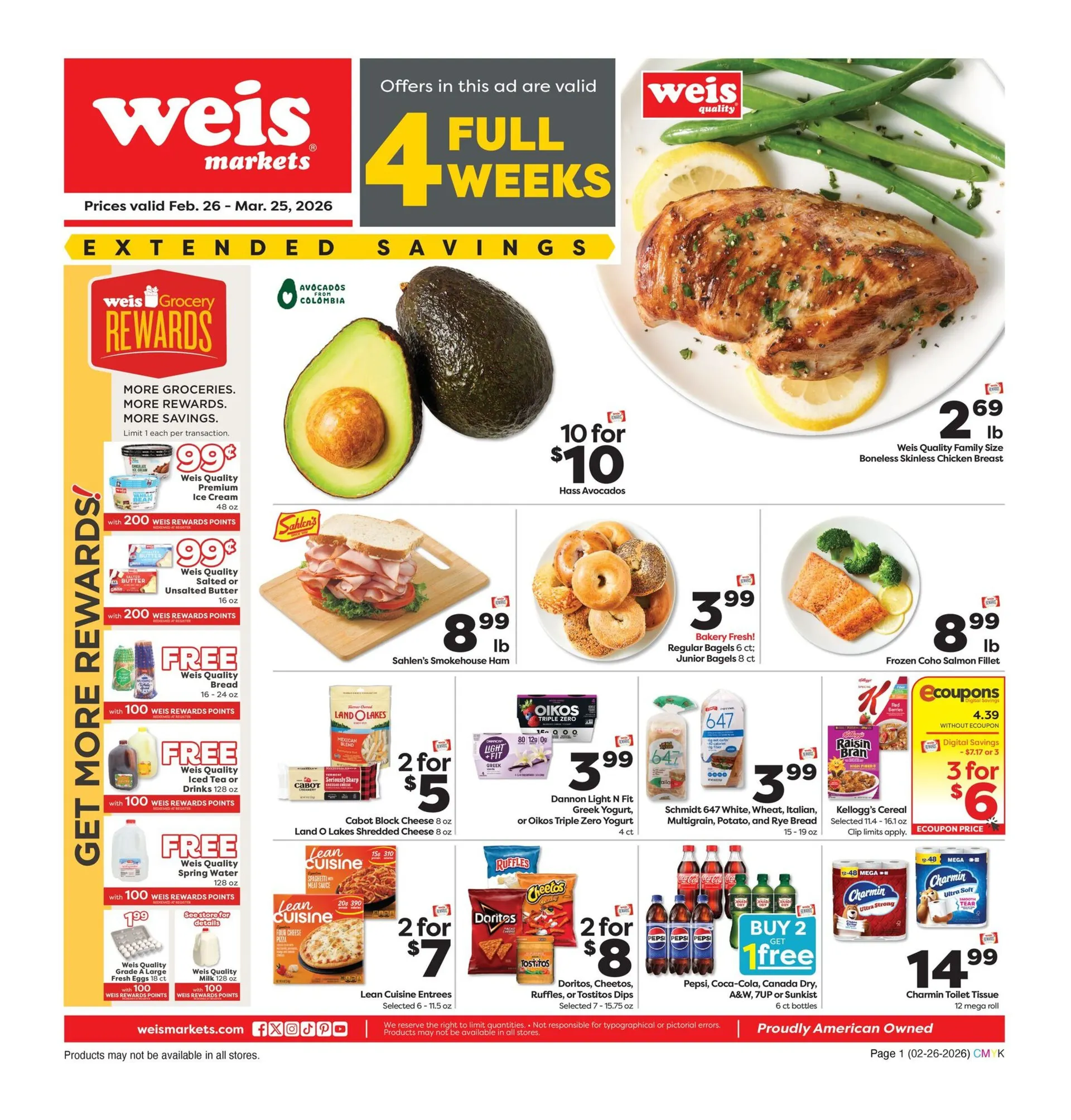 Weekly ad Weis Sales from February 25 to March 26 2026 - Page