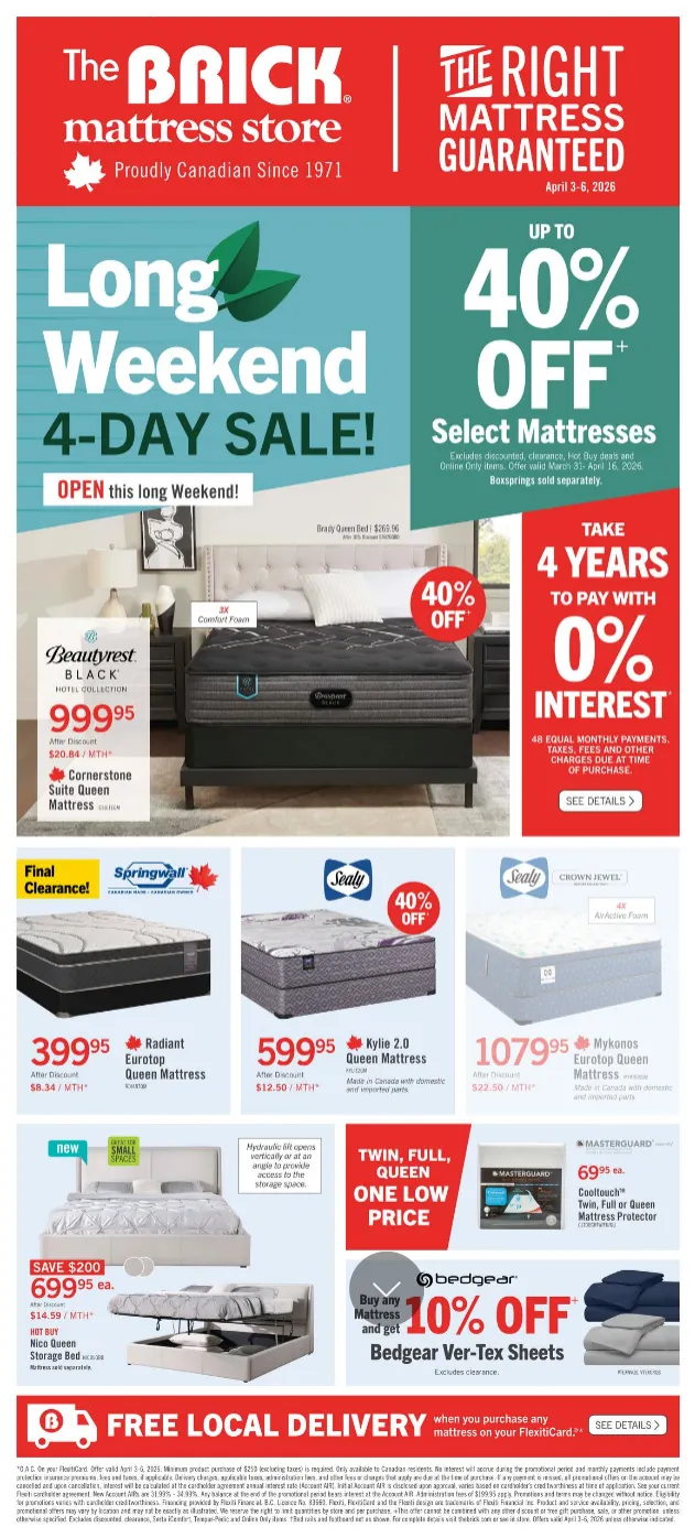 The Brick Sales from March 31 to April 16 2026 - flyer page 1