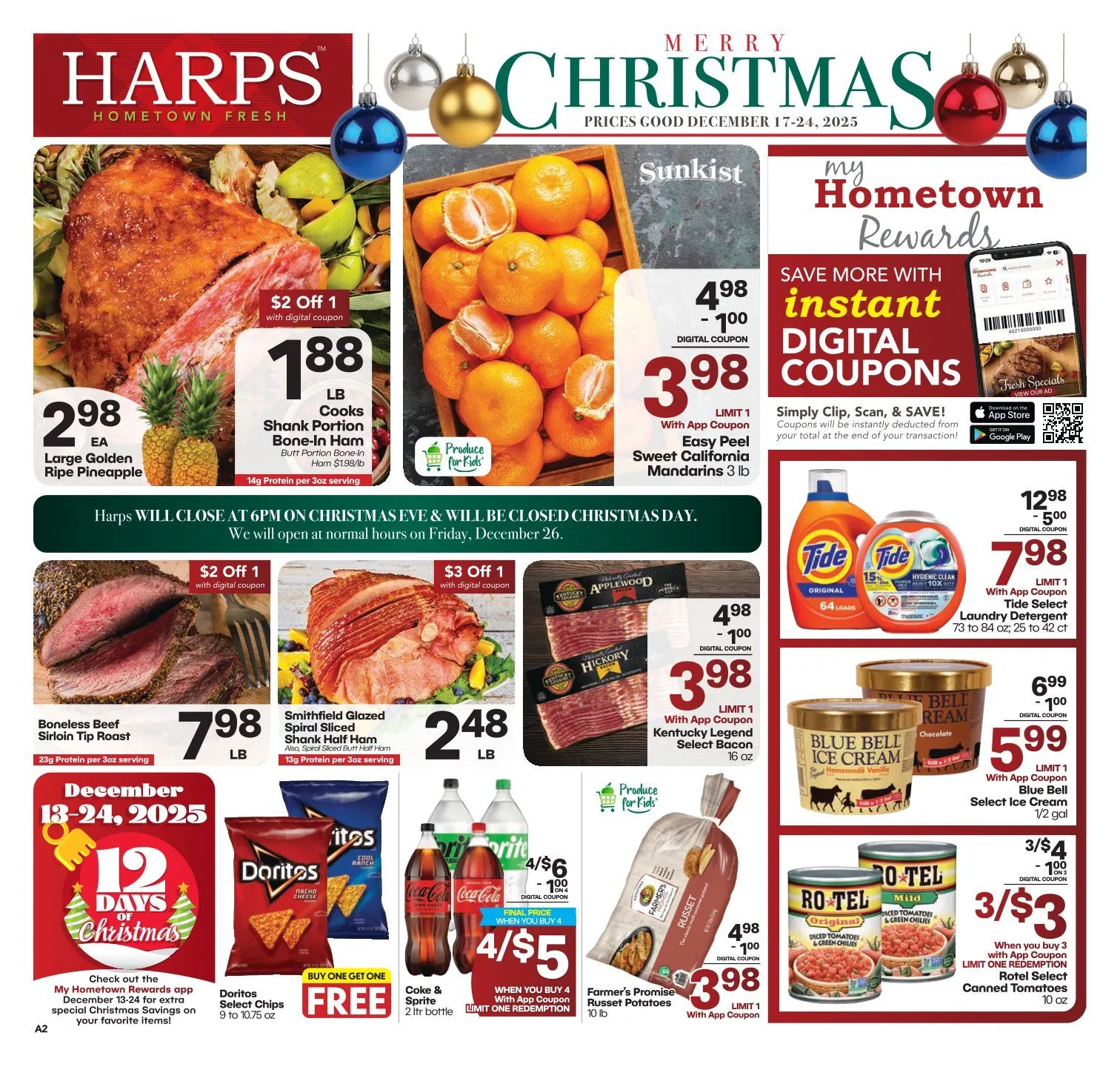 Weekly ad Harps Foods from December 17 to December 25 2025 - Page 