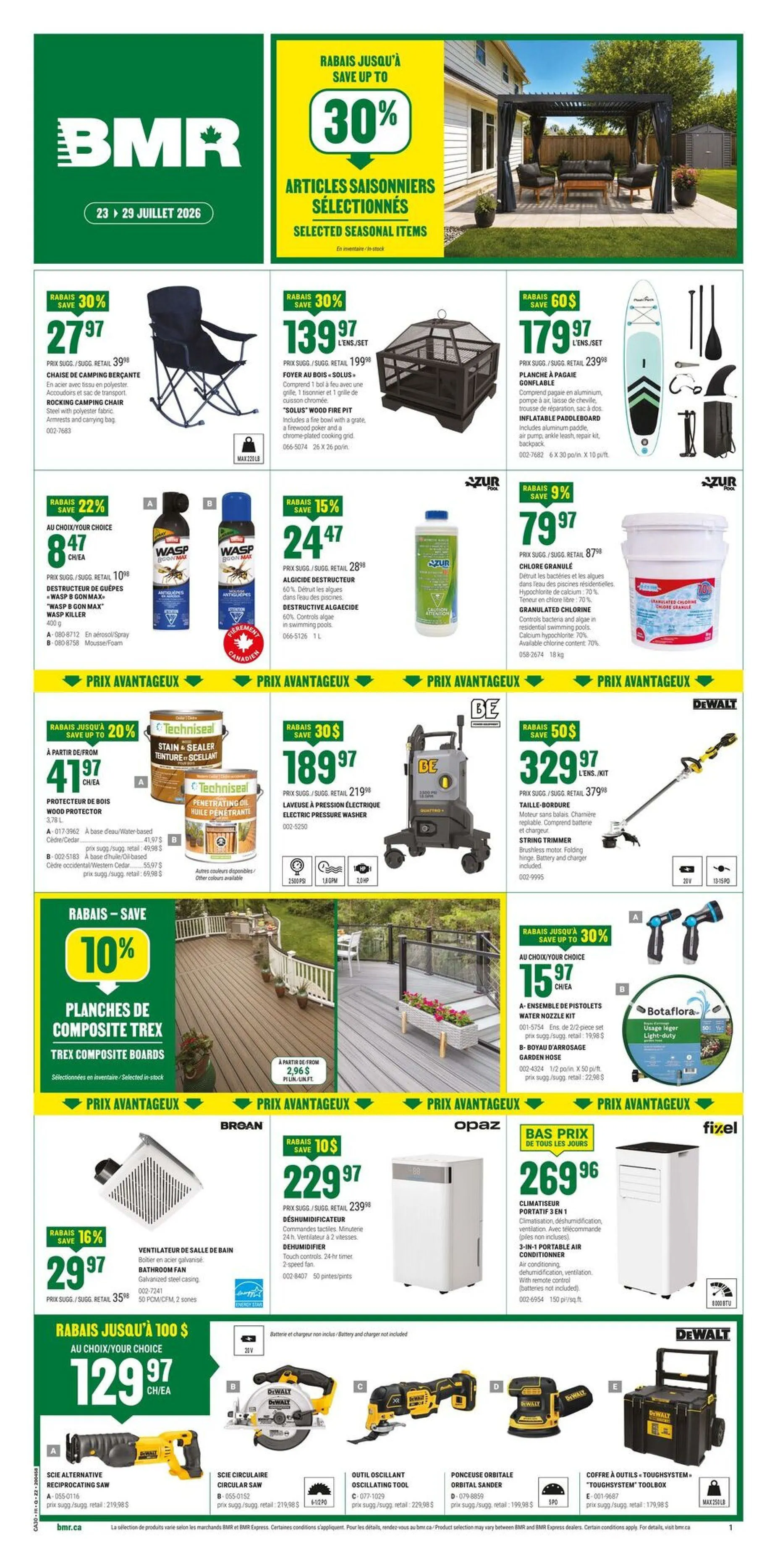BMR Sales from July 23 to July 29 2026 - flyer page 1