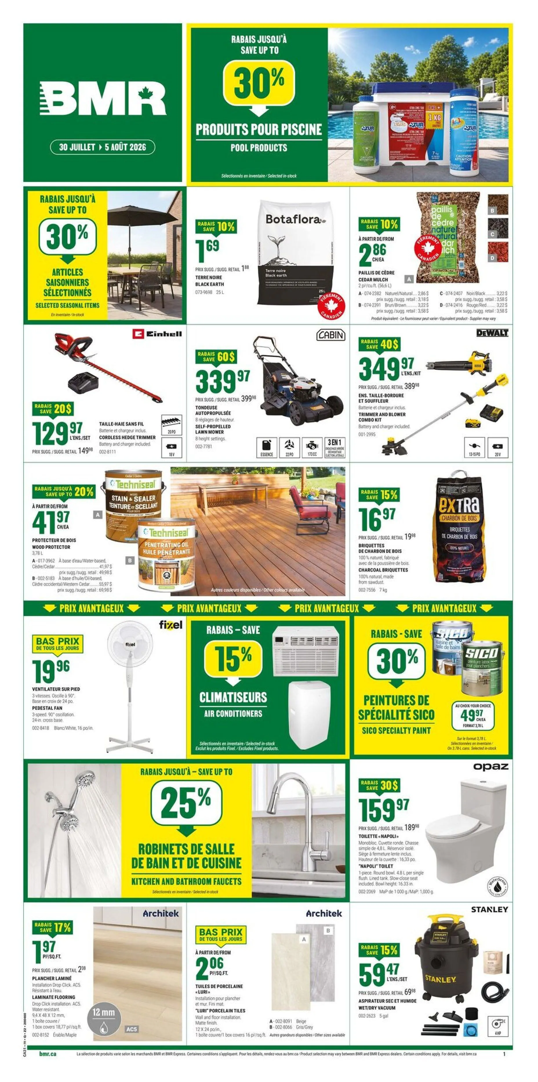 BMR Sales from July 30 to August 5 2026 - flyer page 1
