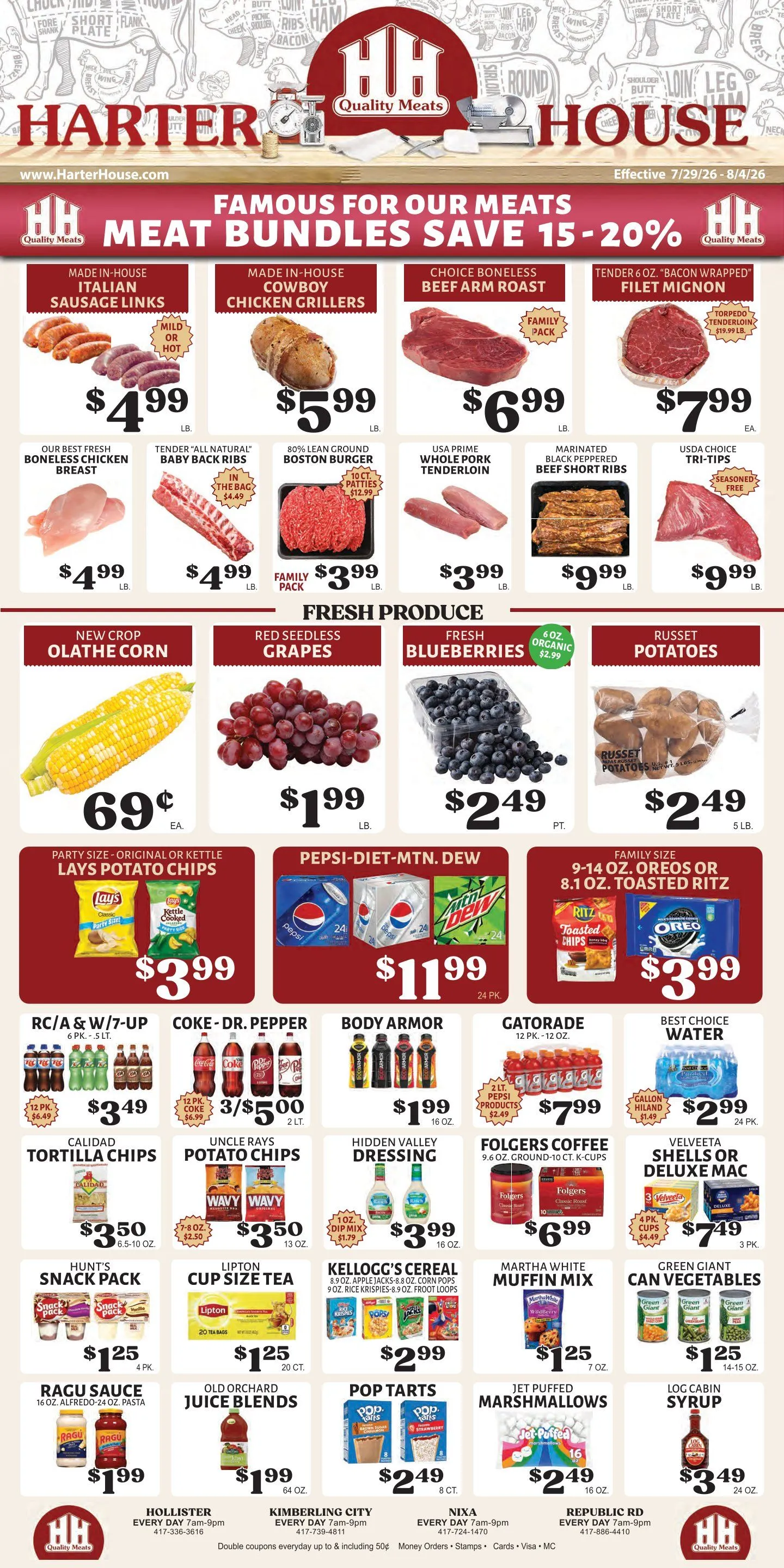 Weekly ad Harter House Sales from July 29 to August 4 2026 - Page