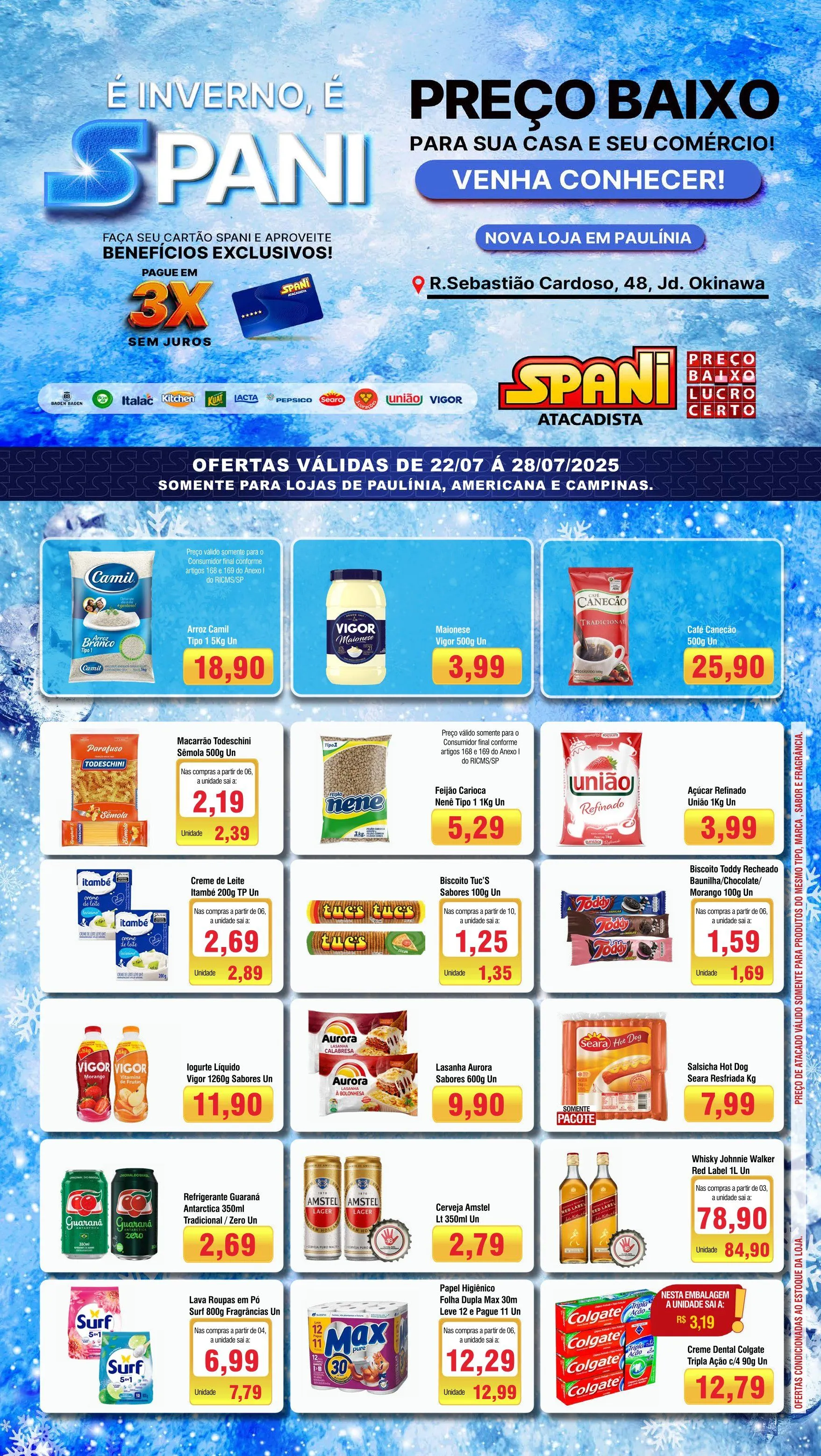 Encarte de Spani Atacadista Folhetos  22 de julho até 29 de julho 2025 - Pagina 