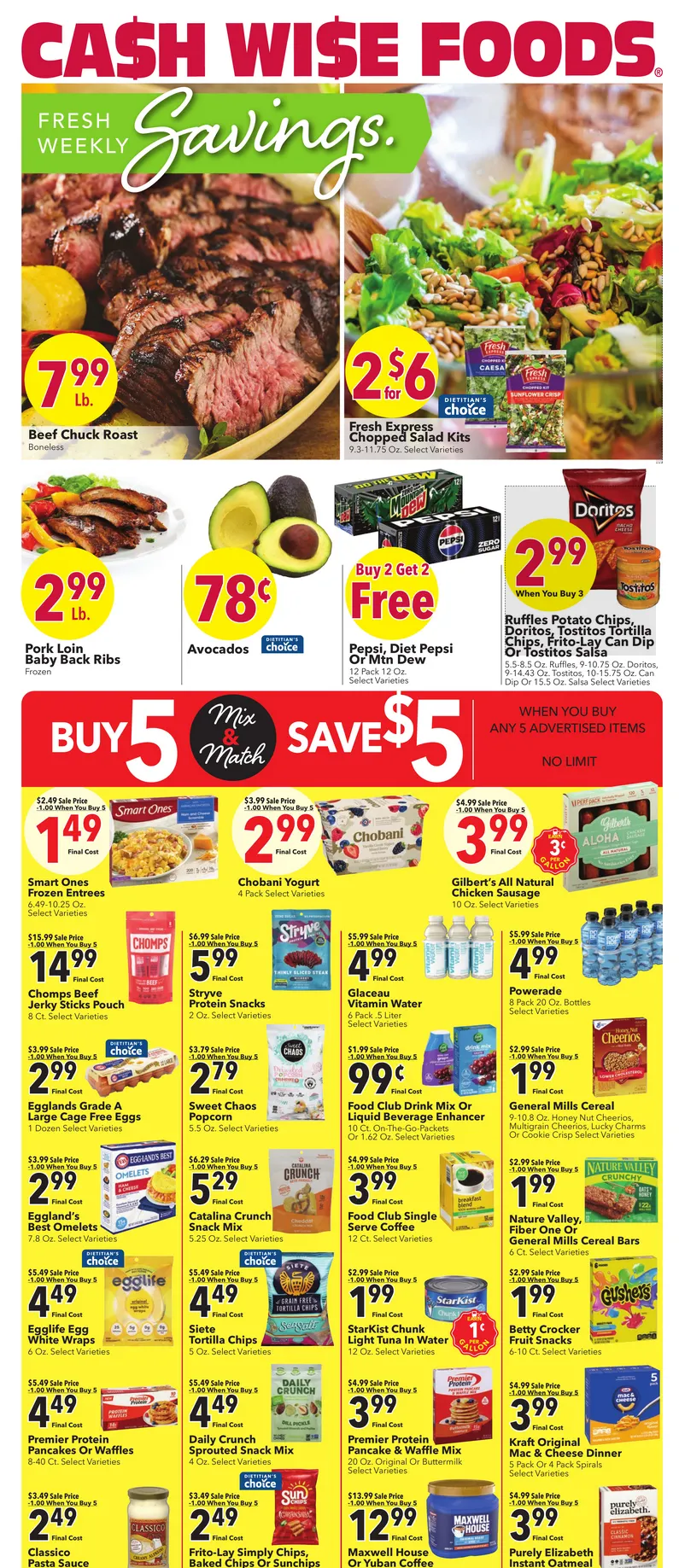 Weekly ad Cash Wise Sales from December 31 to January 6 2026 - Page 